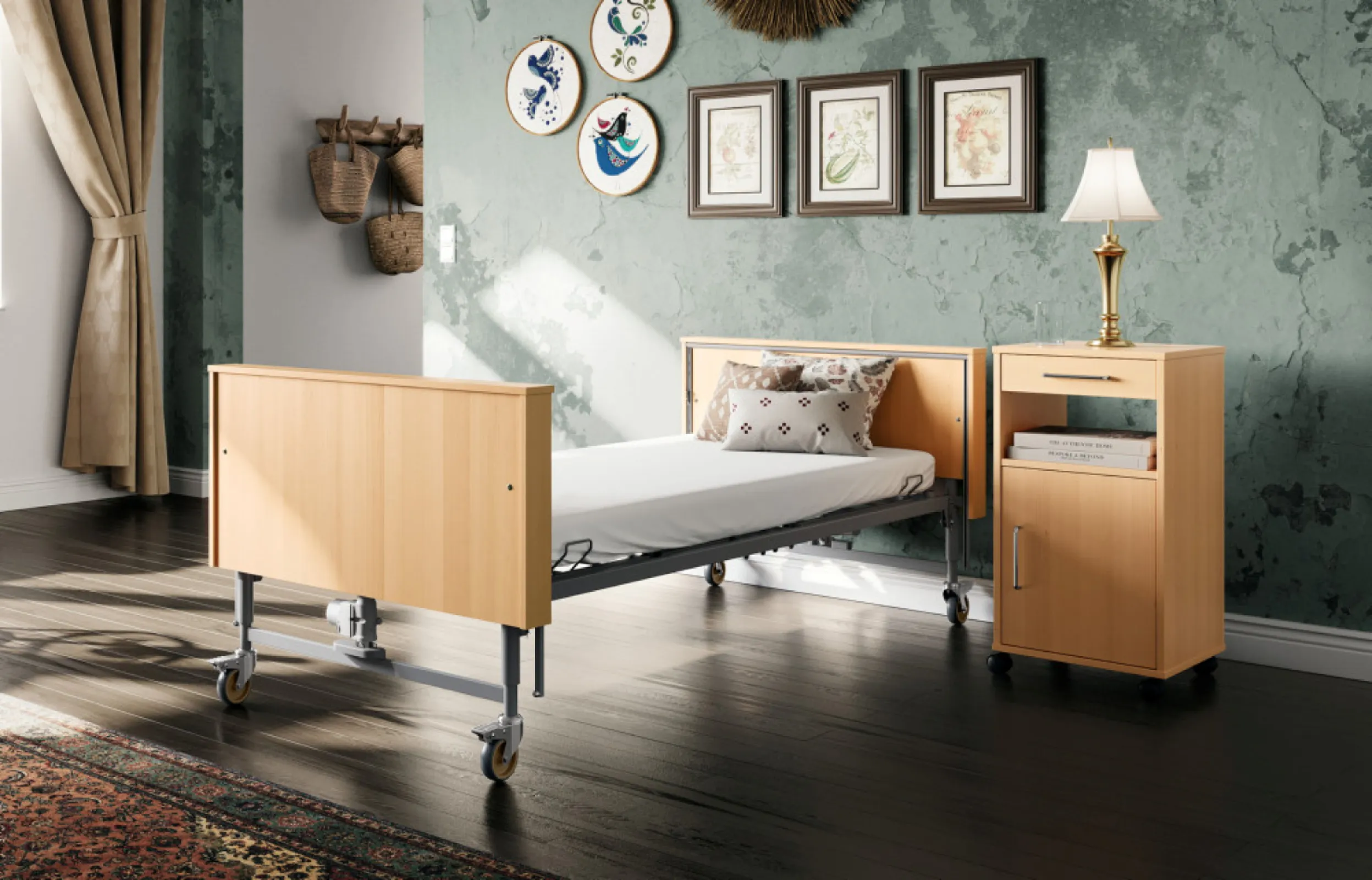 Care bed Dali economic from Stiegelmeyer Group's homecare brand Burmeier