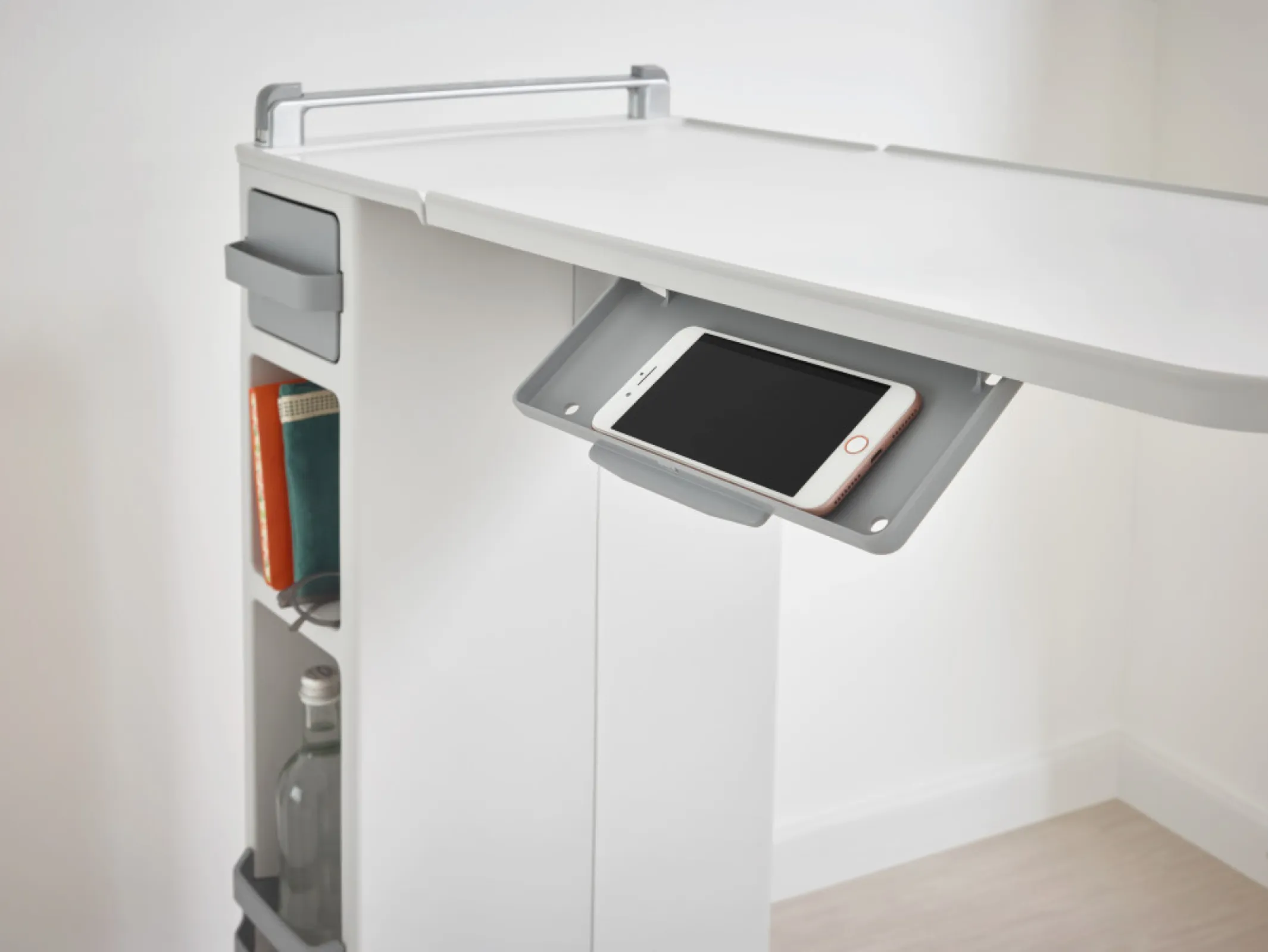 Mobile bedside cabinet Quado from Stiegelmeyer