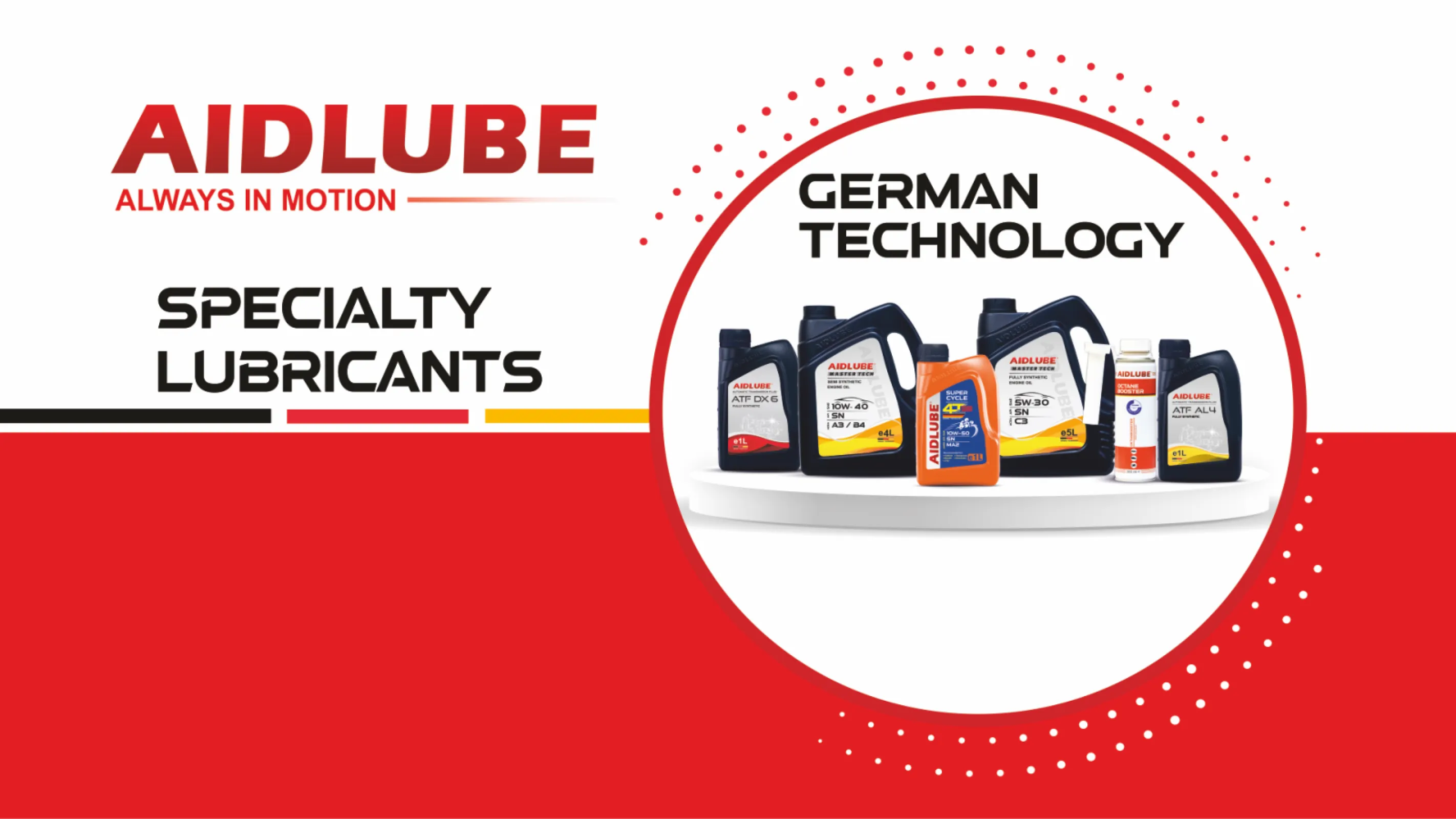 AIDLUBE® always in motion!