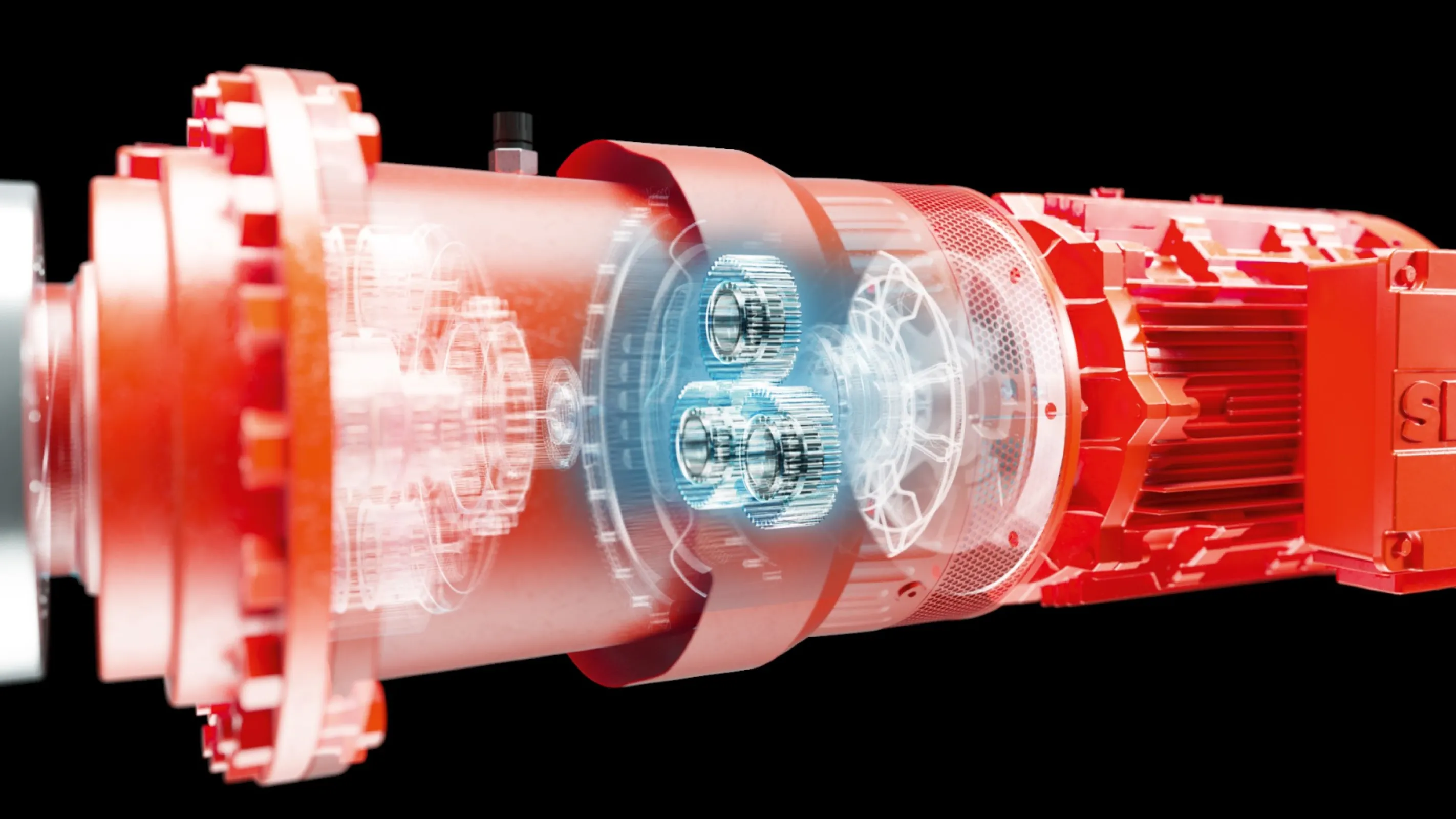 PLANETARY INDUSTRIAL GEAR UNIT  FOR HIGH TORQUES AND LOW SPEEDS