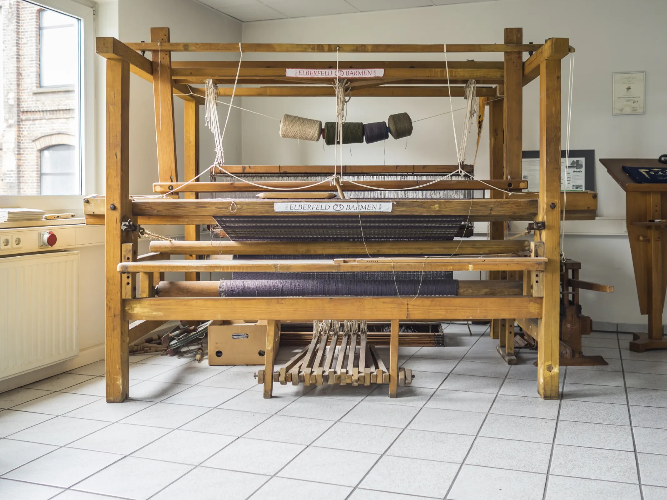 Historic hand loom