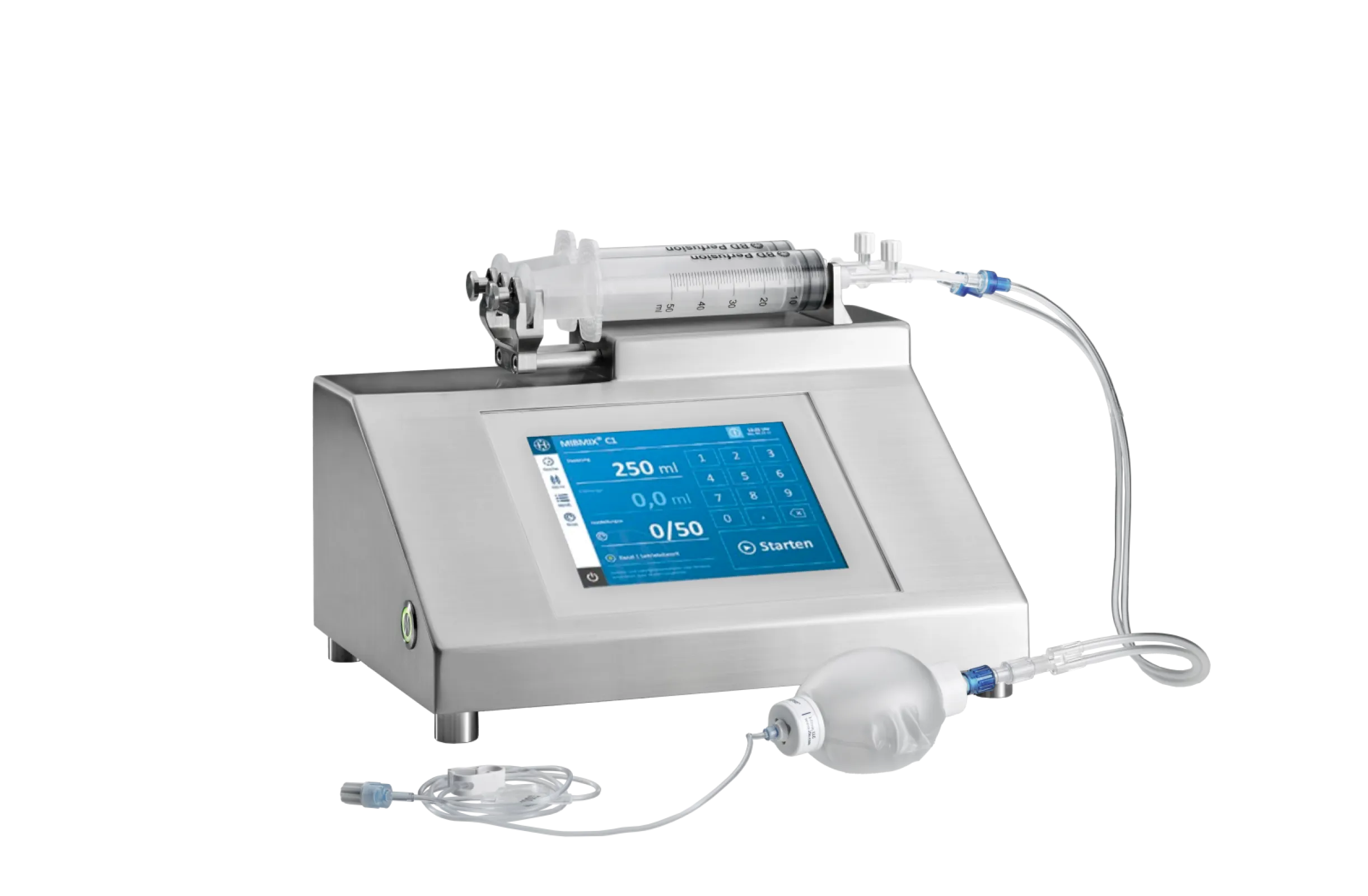 MIBMIX® C1 Mini - filling elastomeric infusion pumps with infusion solutions
