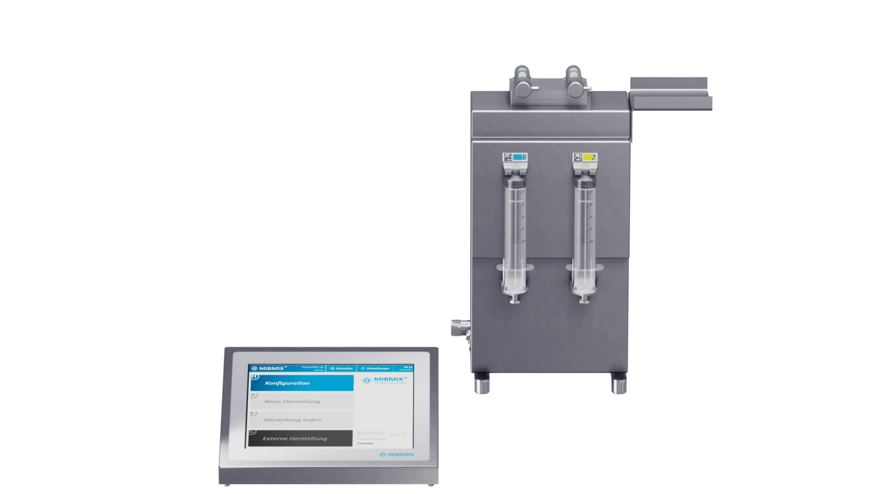 MIBMIX® C24 2-channel - For filling or use with a wide variety of target containers