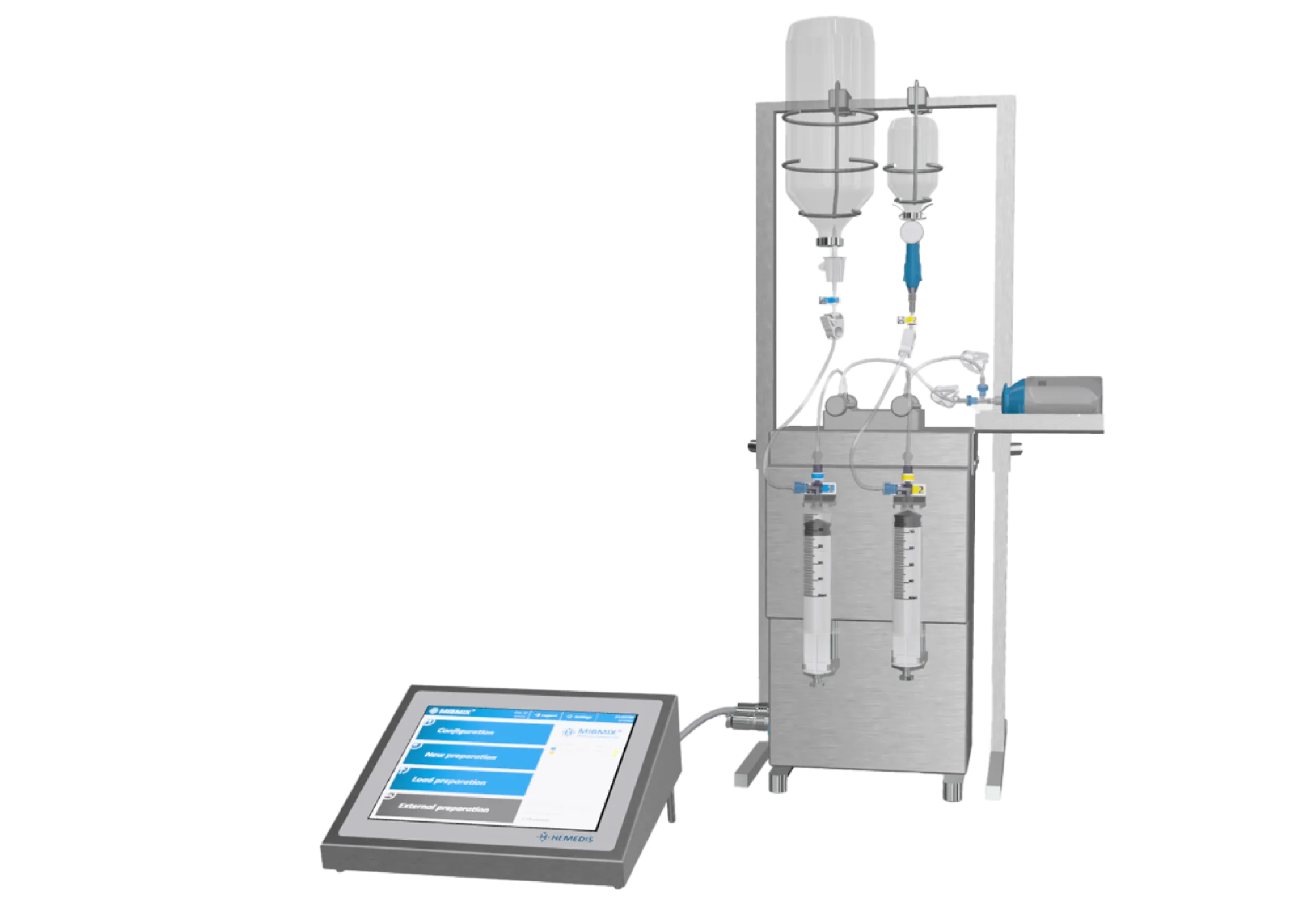 MIBMIX® C24 2-channel - filling of elastomeric infusion pumps