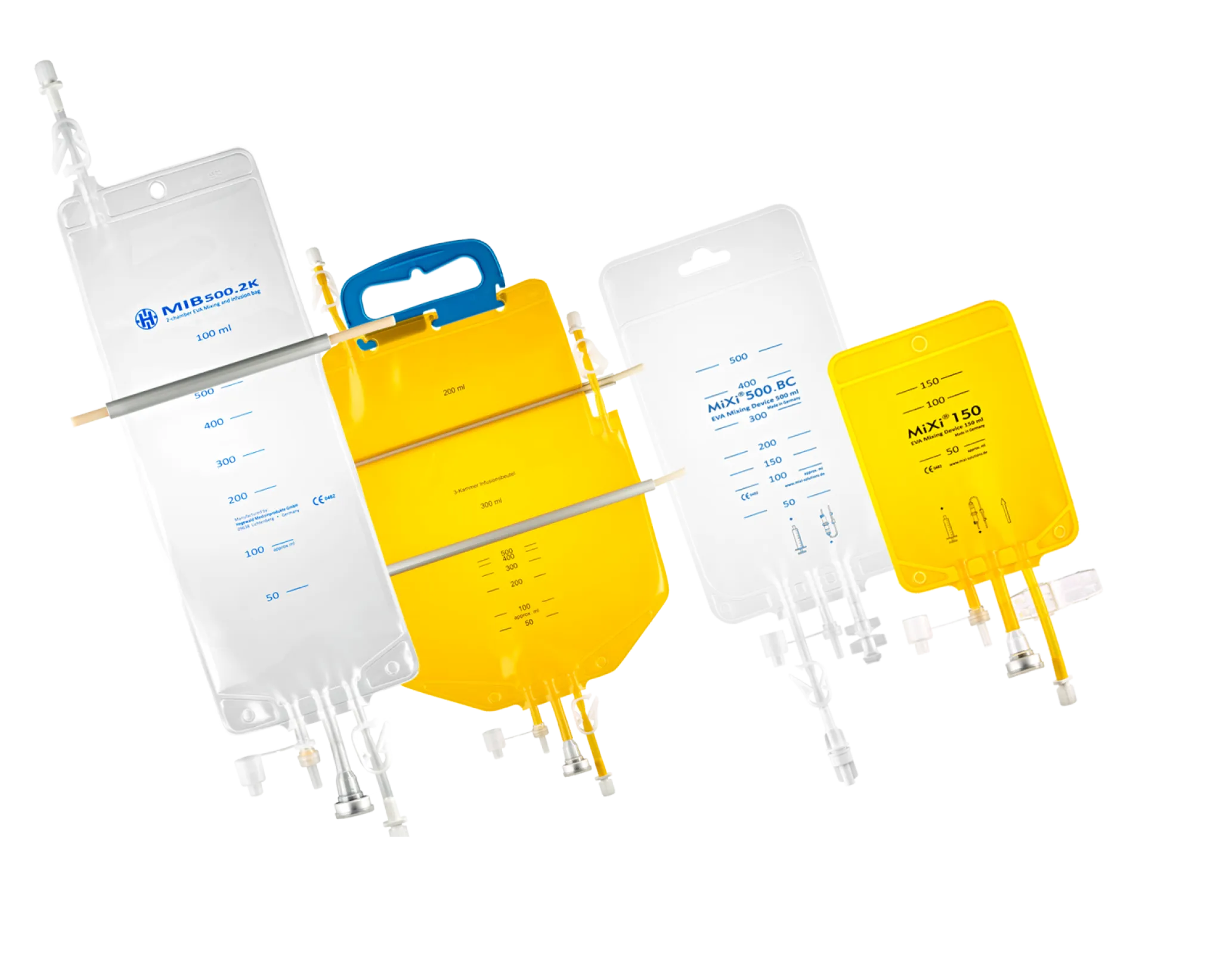 MiXi® mixing and infusion bags