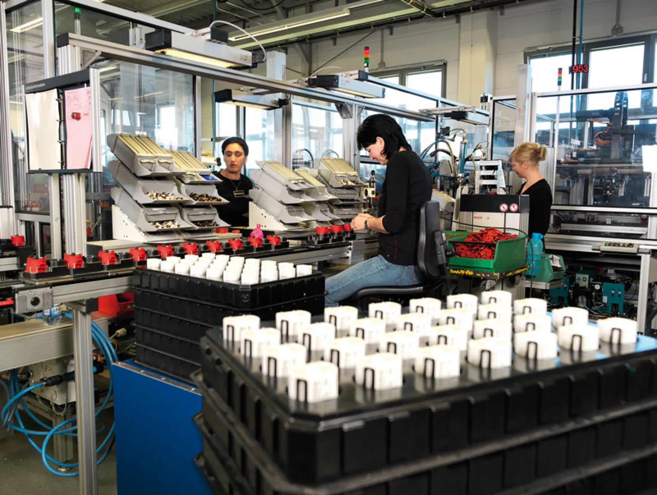 Manual assembly of mechanical limit stops