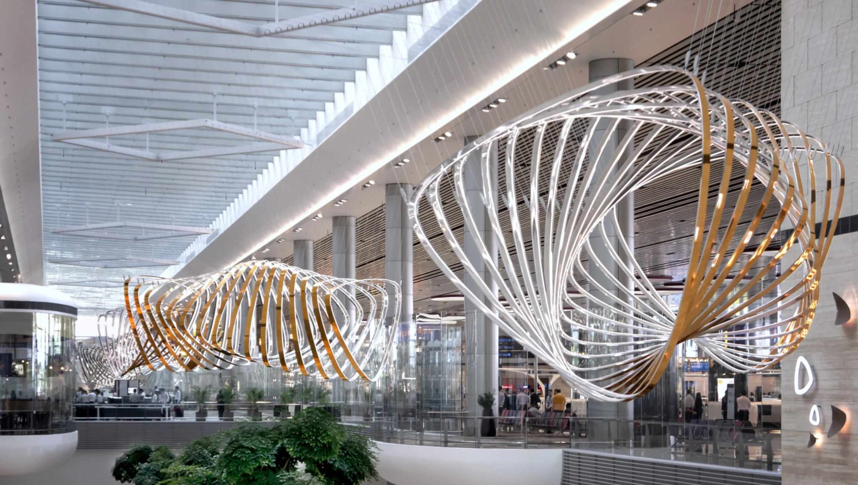 Petalclouds // Client: Changi Airport Group Singapore // Design: ART+COM Studios // In operation since: 2018