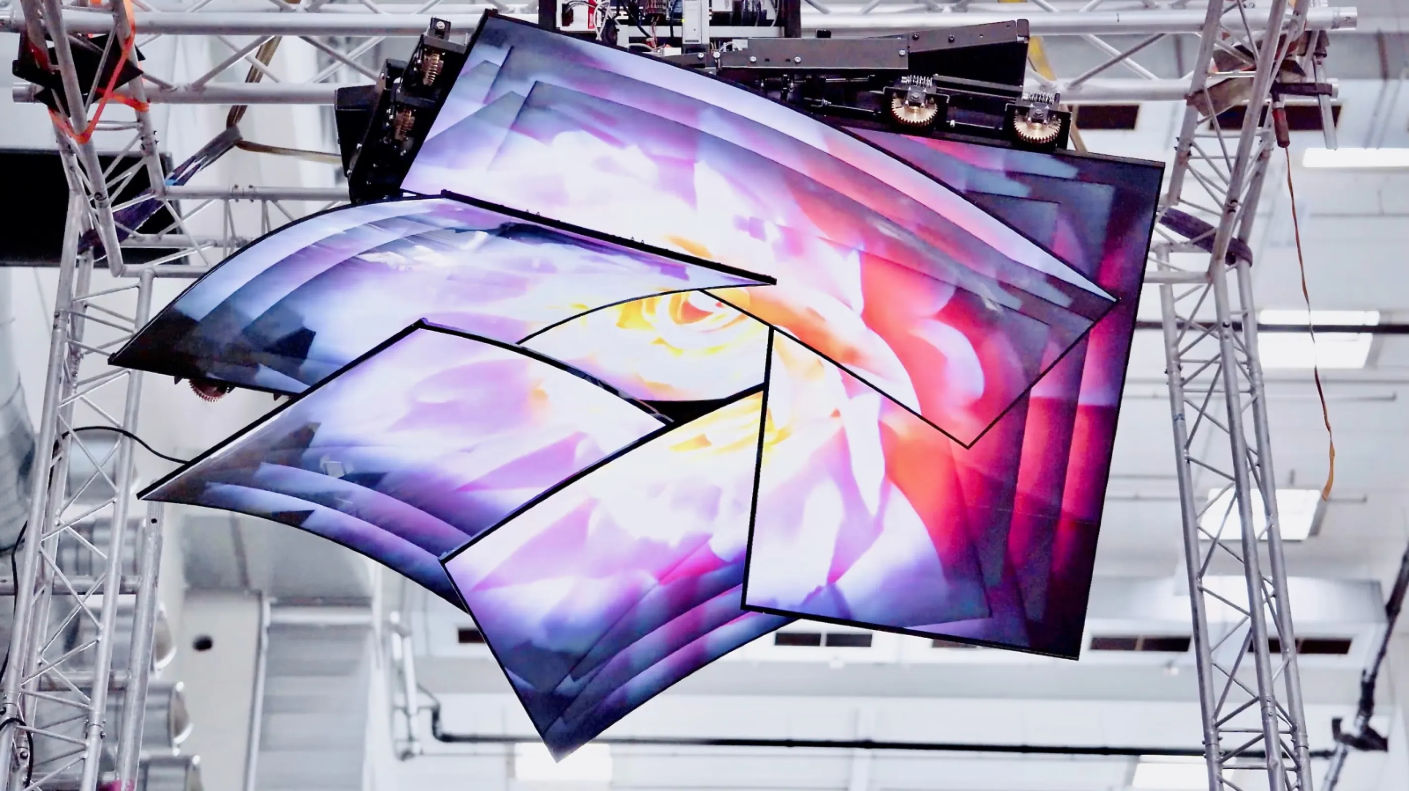 Flower Meadow // Client: LG Electronics // Design: iArt AG // travel exhibit premiered in 2021