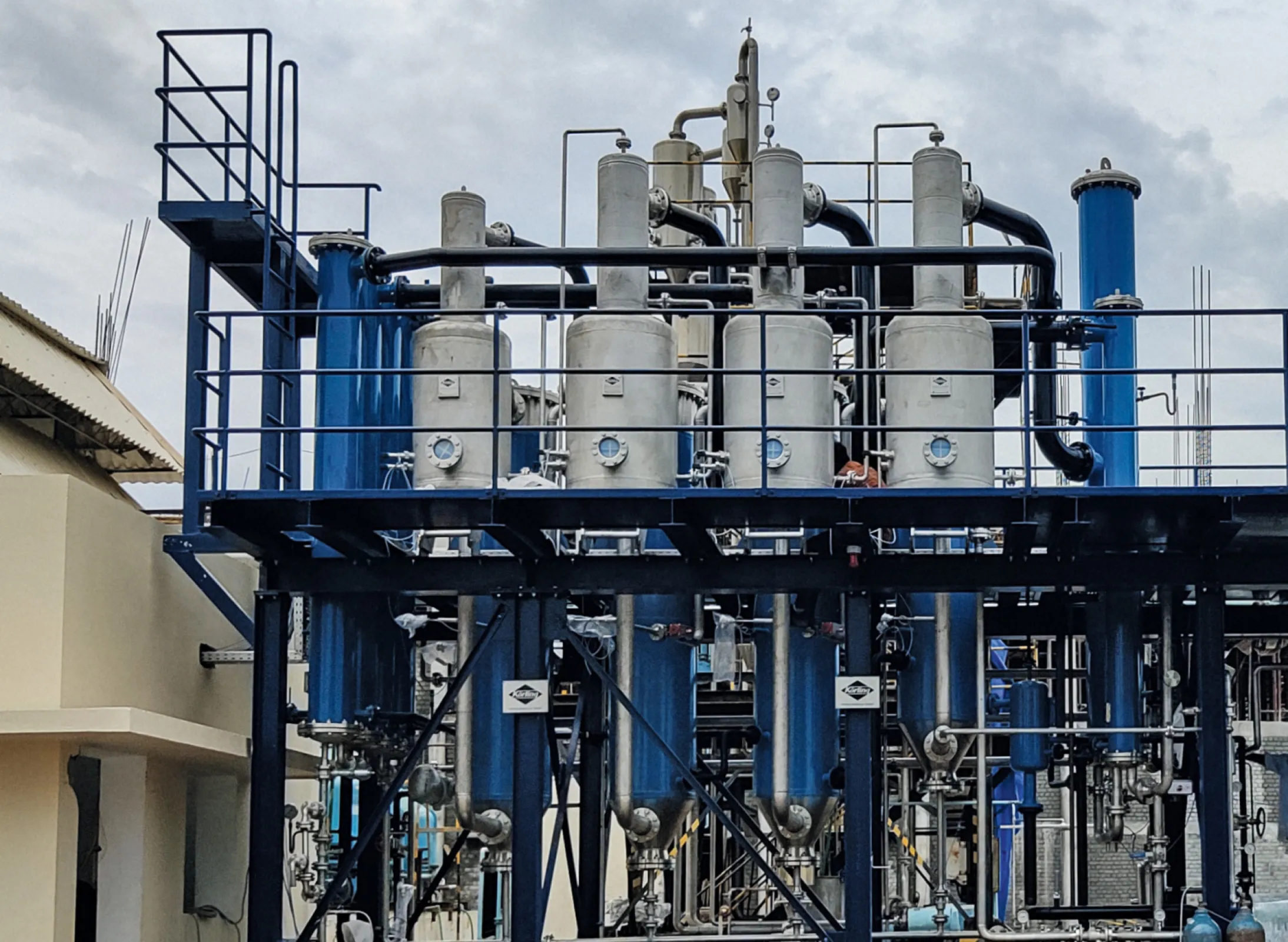 Most of the CRPs are 3 or 4-stage evaporation plants.