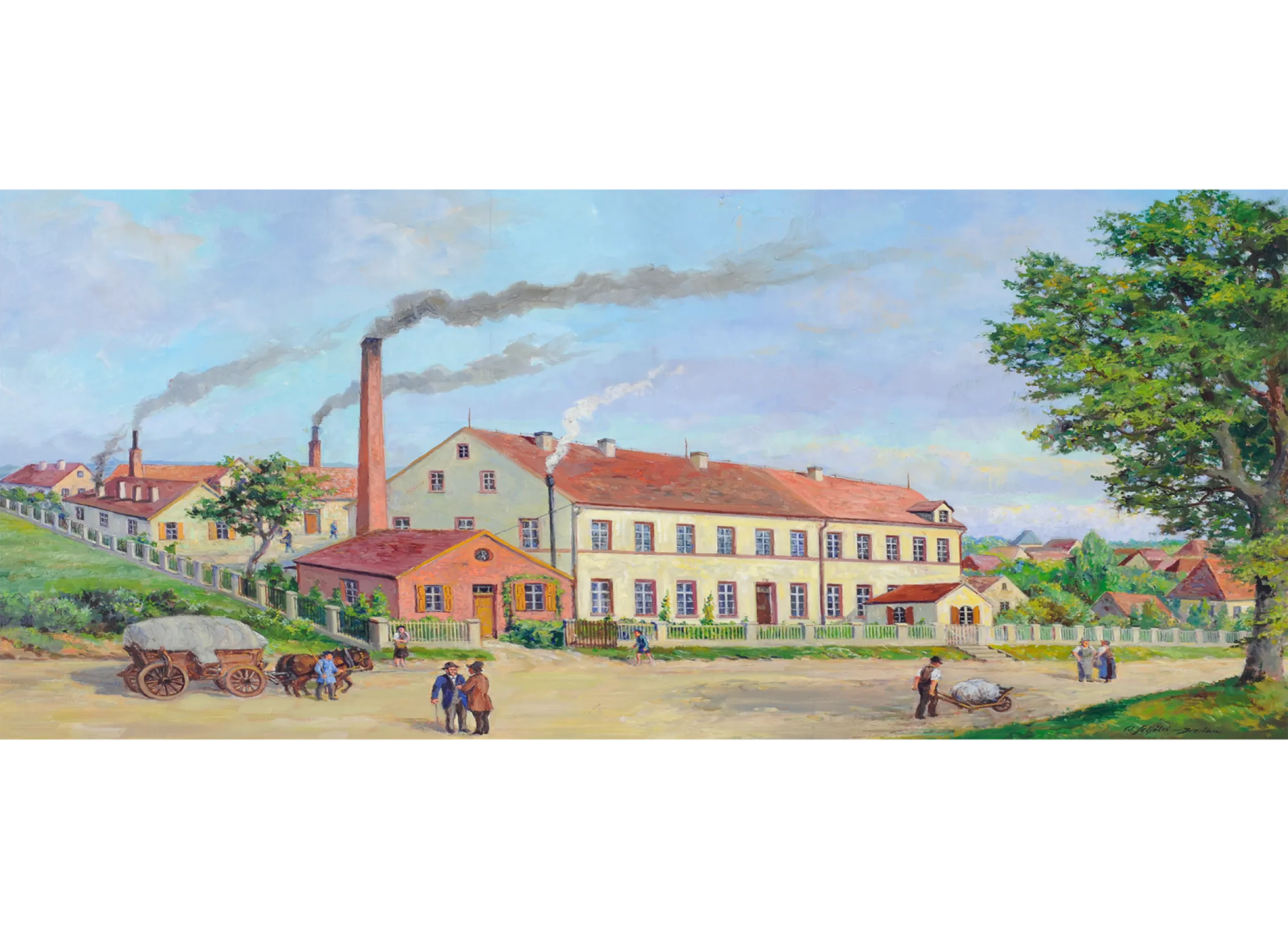Factory STAEDTLER+UHL - painting around 1880