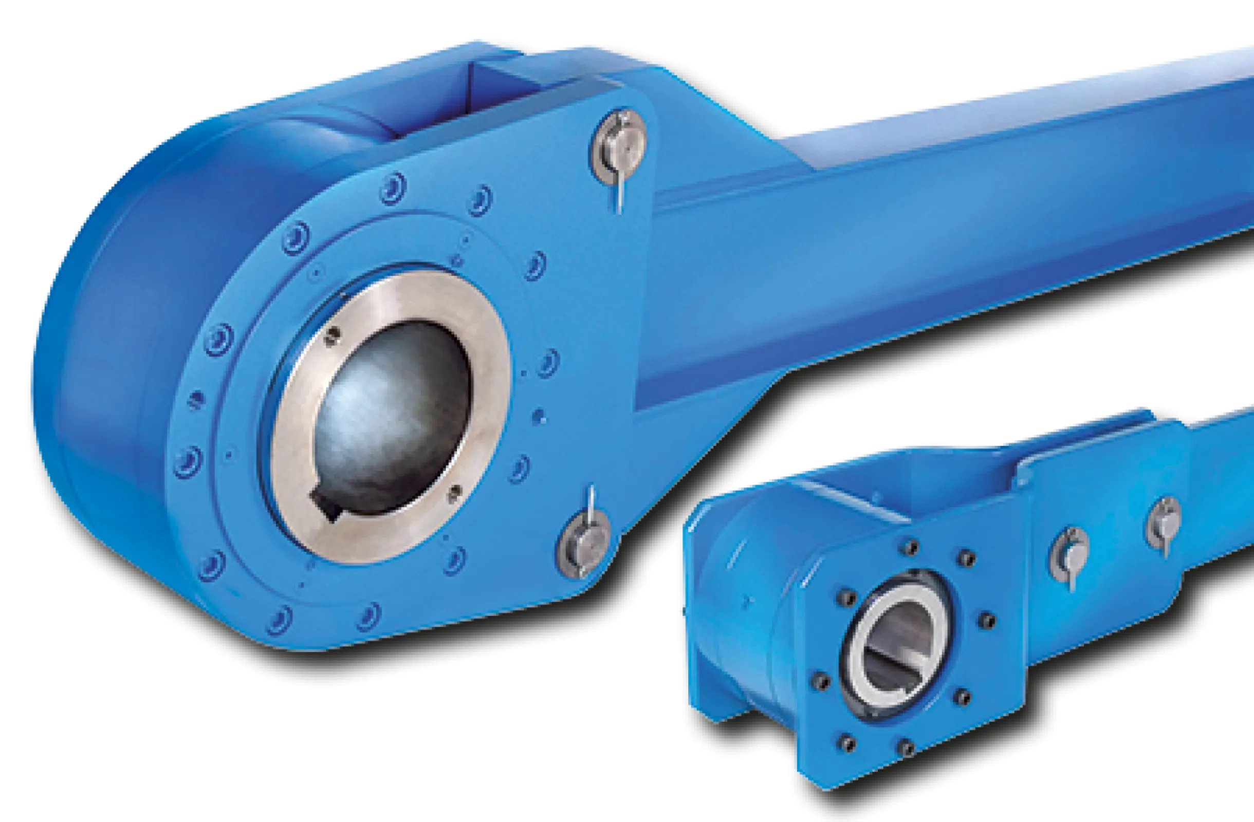 Low Speed Backstops FRHD | with lever arm in inch dimension, with sprags