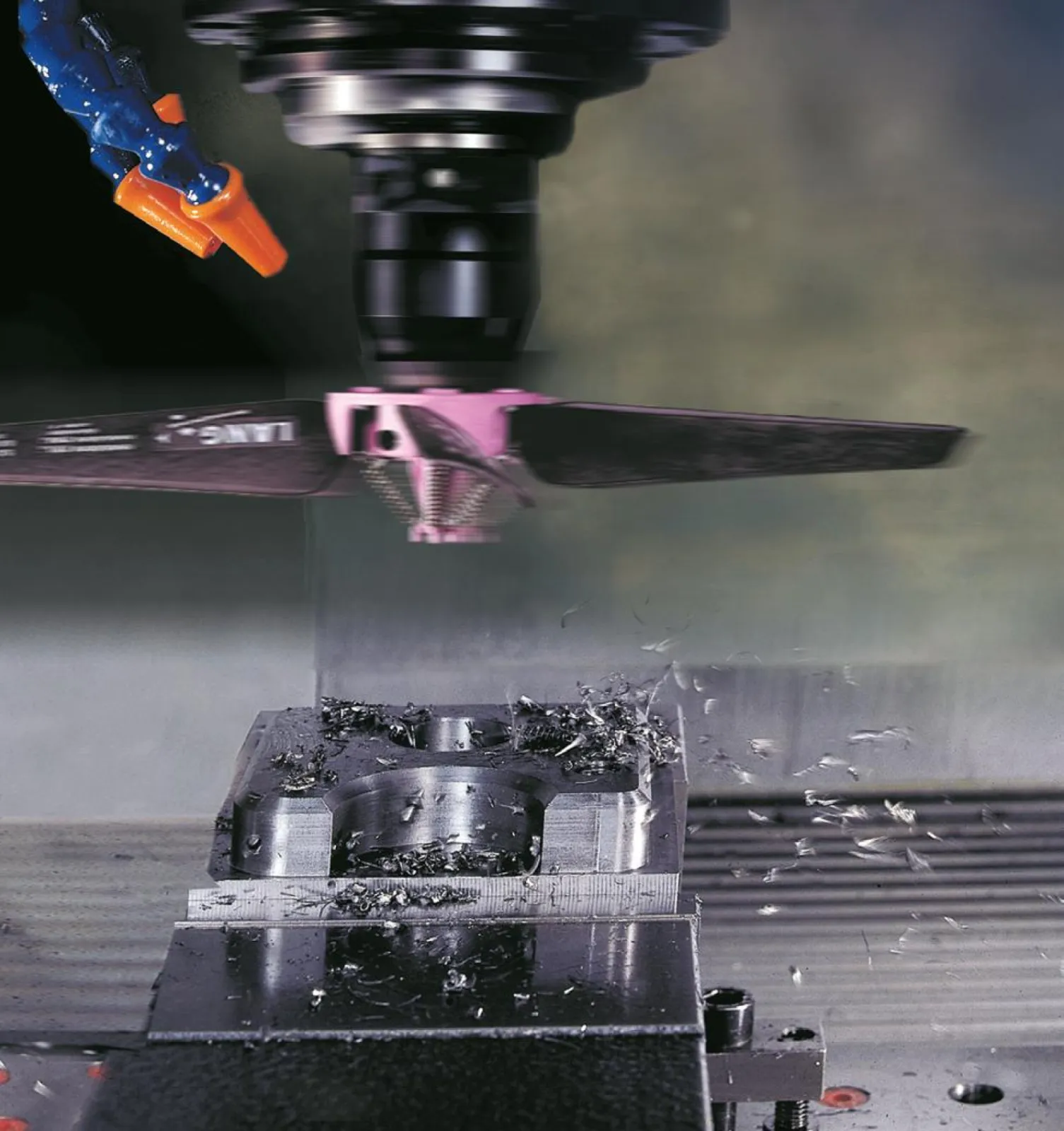 In-process part cleaning