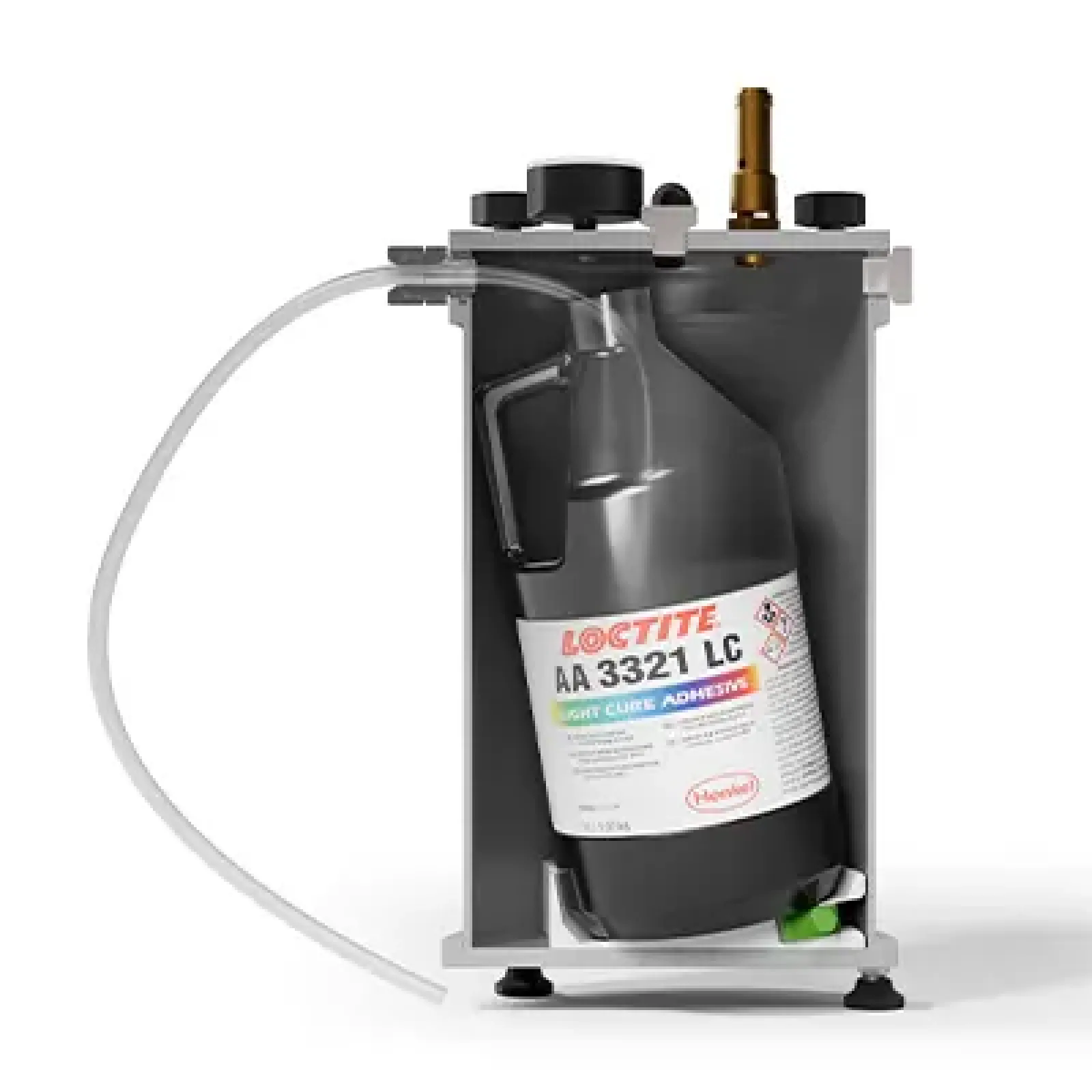 5-litre basic tank, cross section view, ideal for Loctite containers