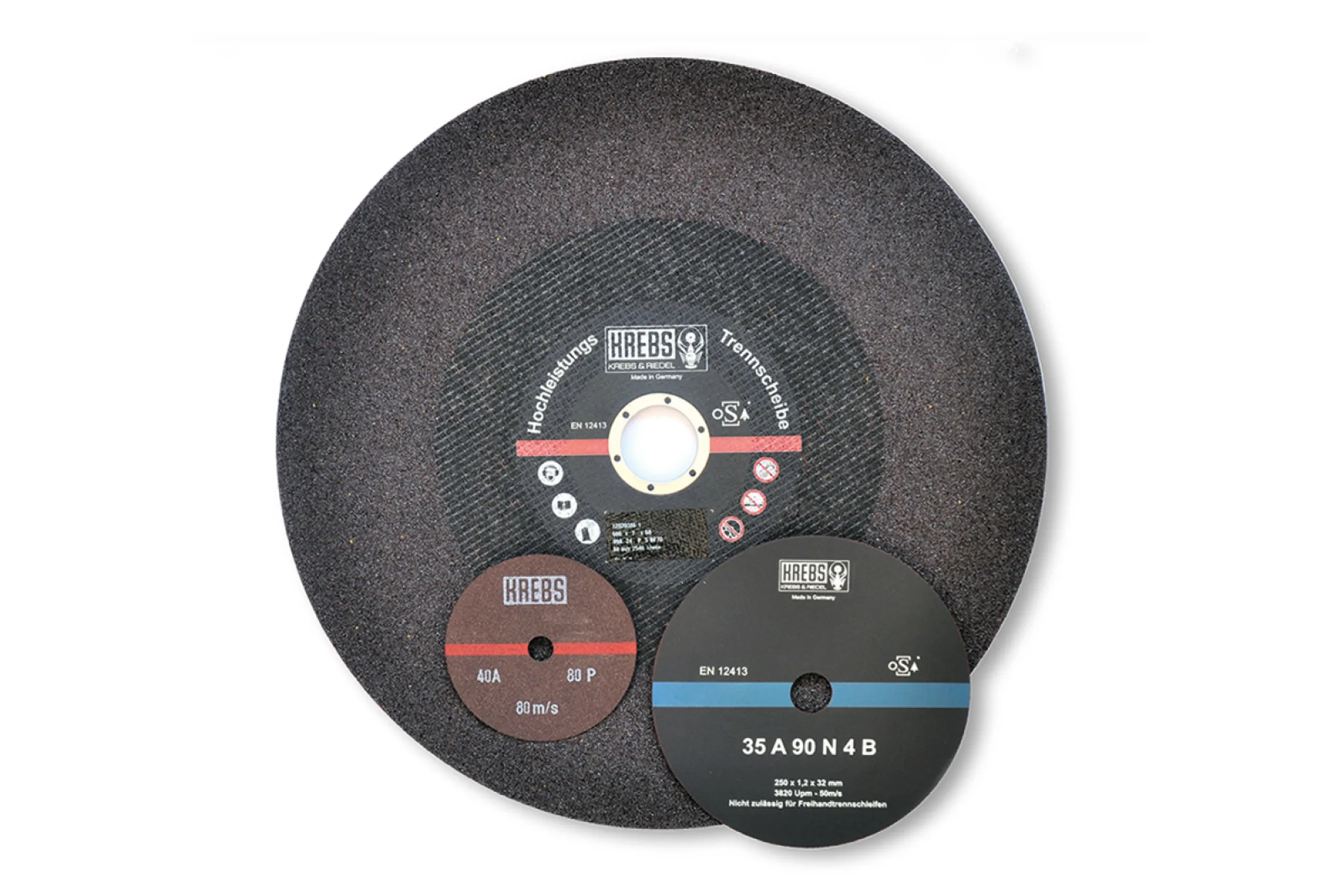 Cut-off grinding wheels in resinoid bond
