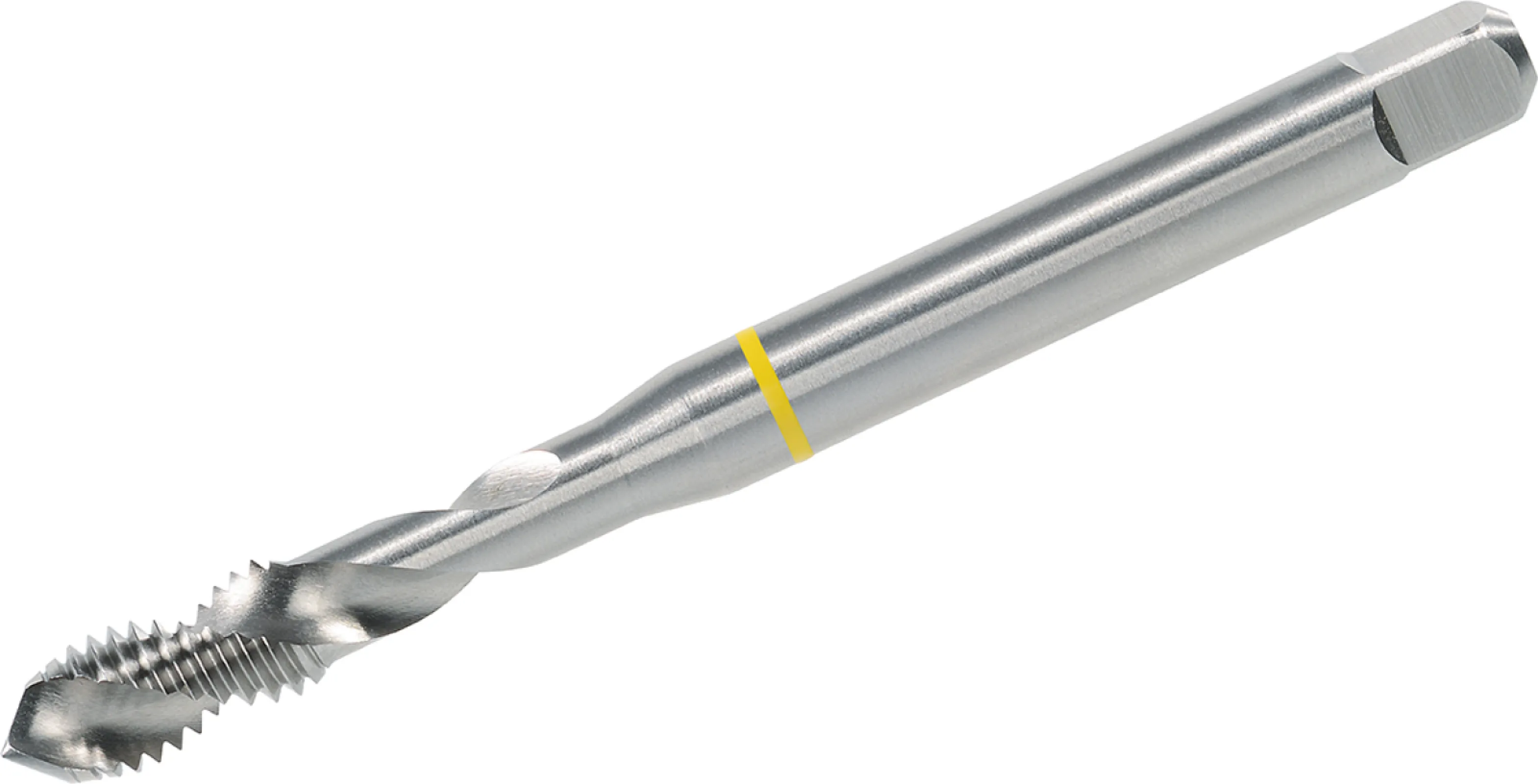 Machine tap HSS-E with yellow ring for aluminium-alloys