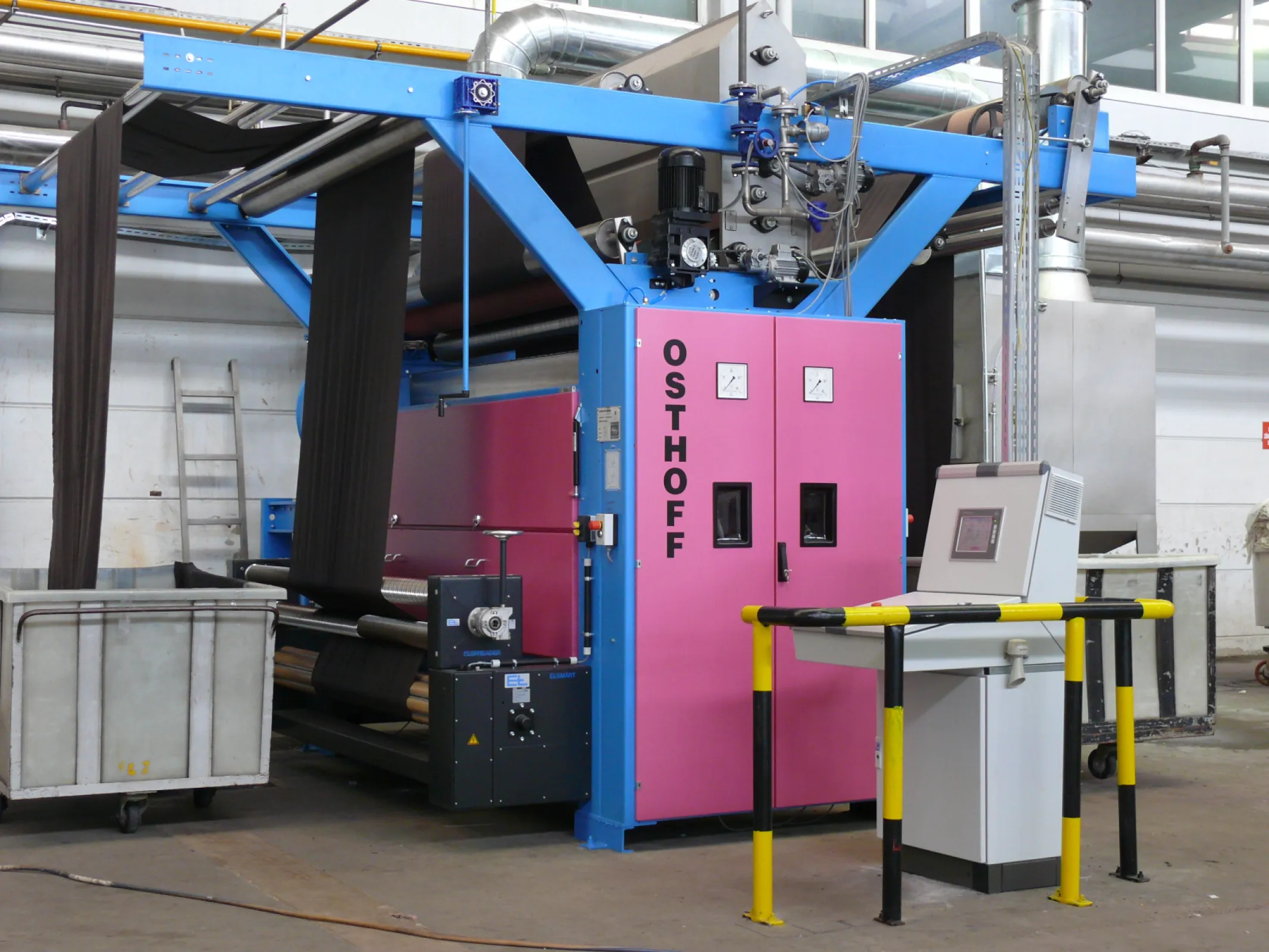 Open width knit singer