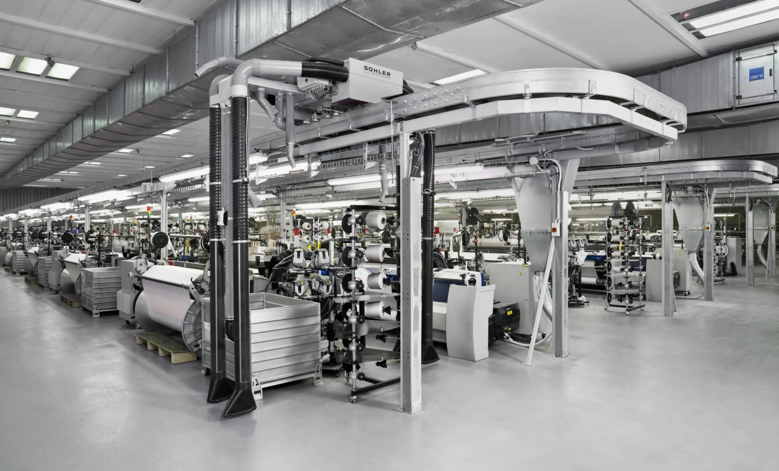 Overhead Travelling Cleaner SP 100 for Weaving Machines