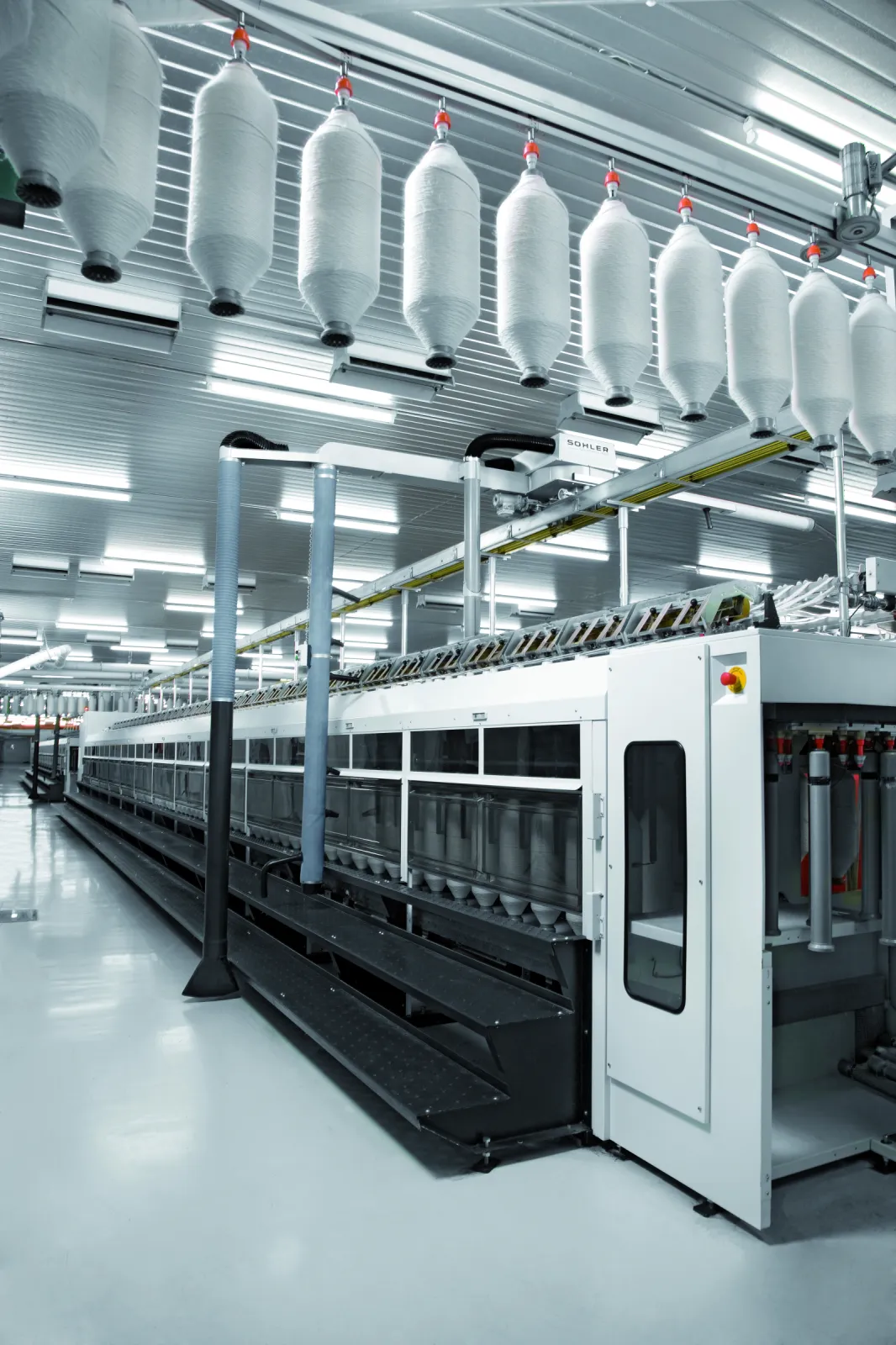 Overhead Travelling Cleaner Uniclean for Roving Frames