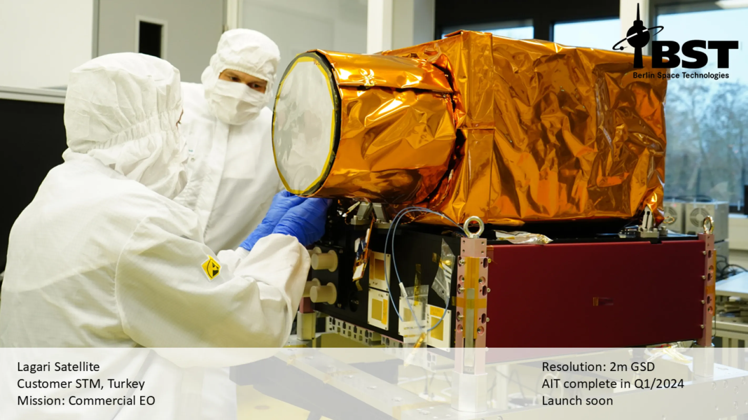 Optical Earth observation satellite based on LEOS-50 platform