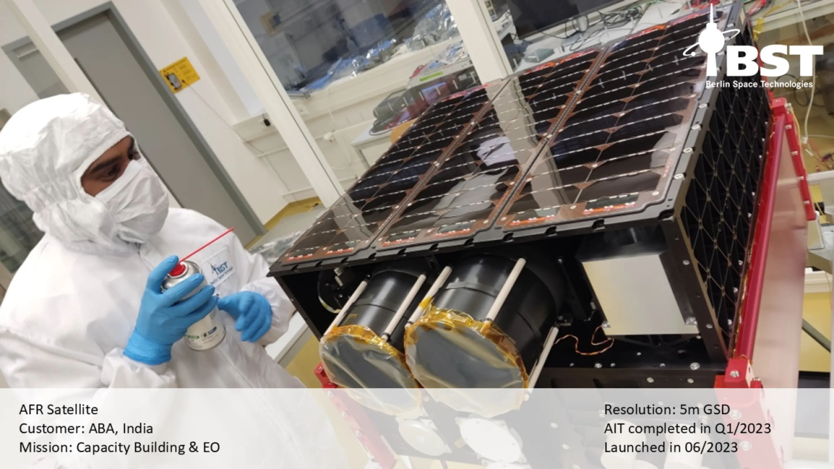 Optical Earth observation satellite based on LEOS-50 platform