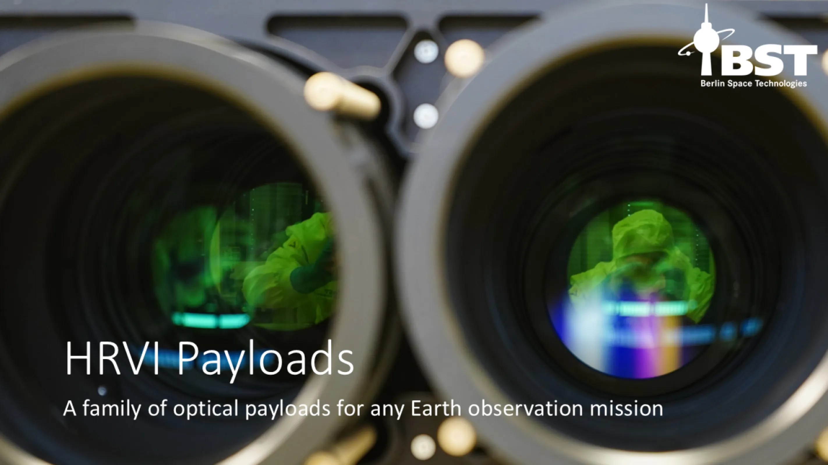 Optical payloads covering any resolution between 5m down to submeter