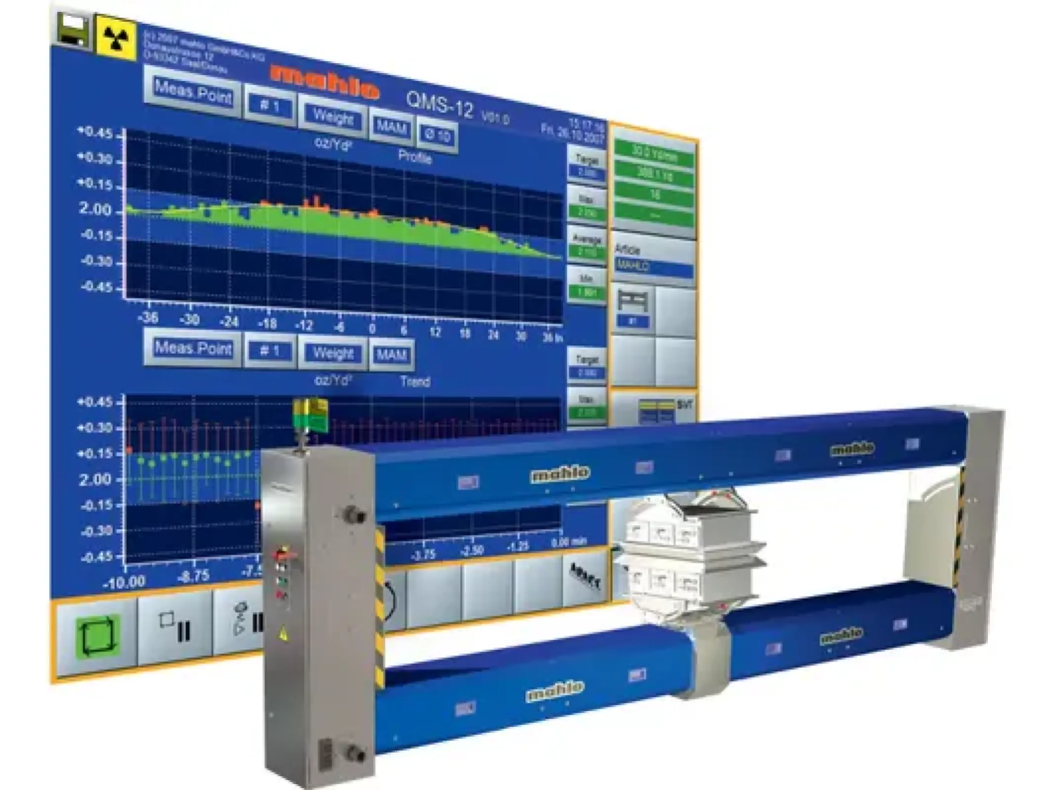 Qualiscan QMS A modular web gauging system for measuring, logging and controlling critical process parameters over the entire working width of running web