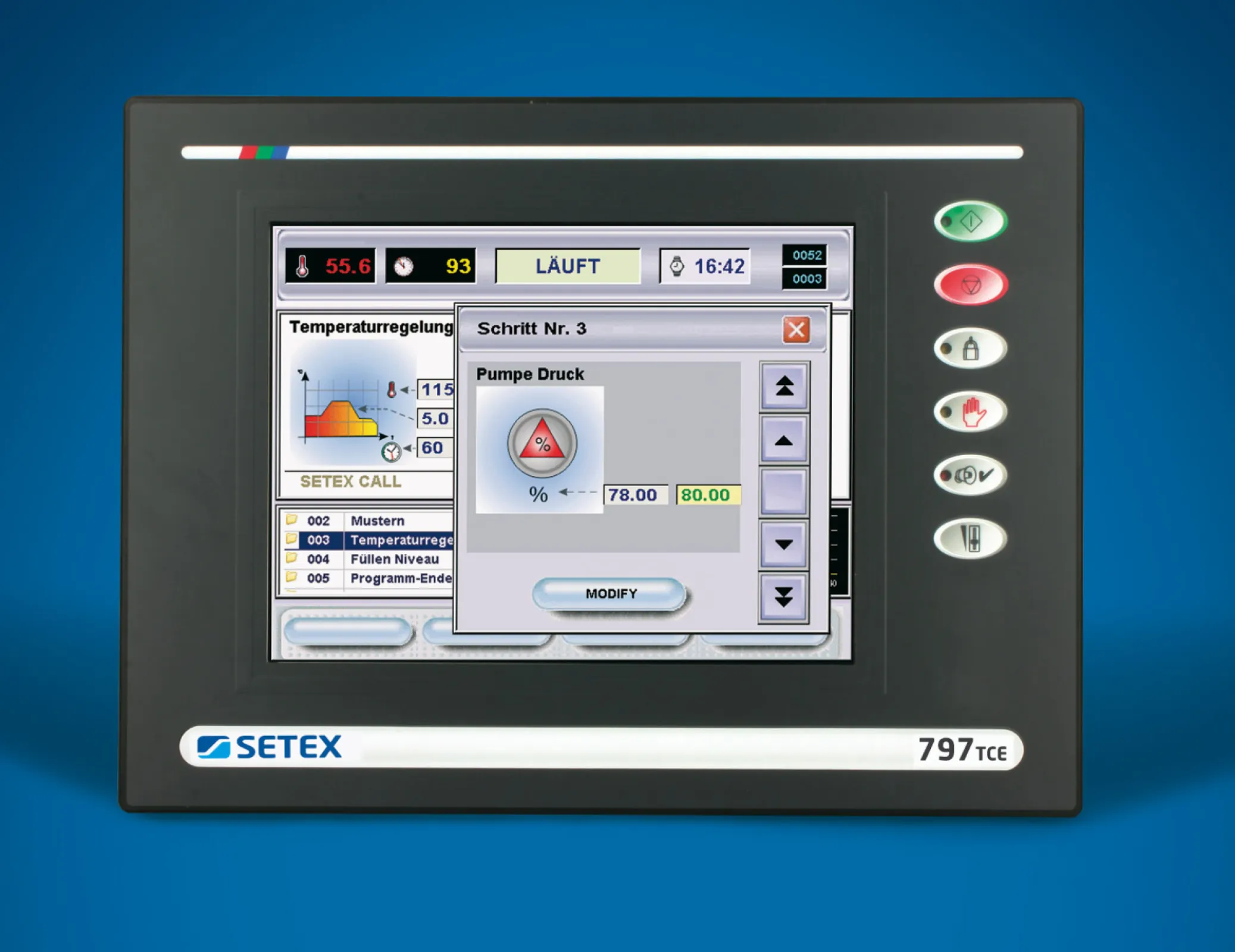 SETEX 797 TCE controller