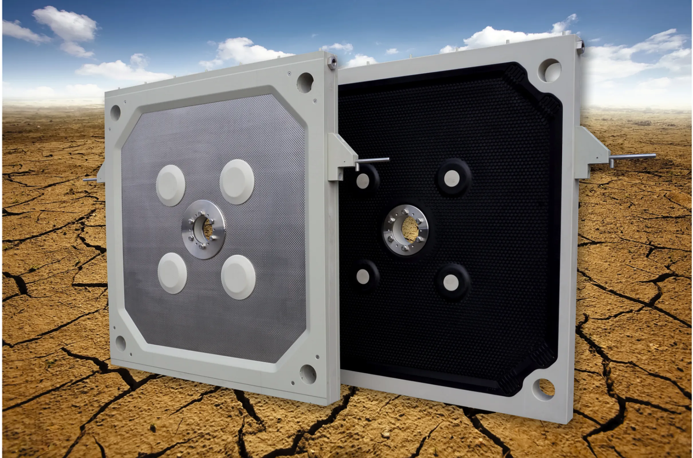 Thermal Cake Drying Filter Plate 1500x1500mm