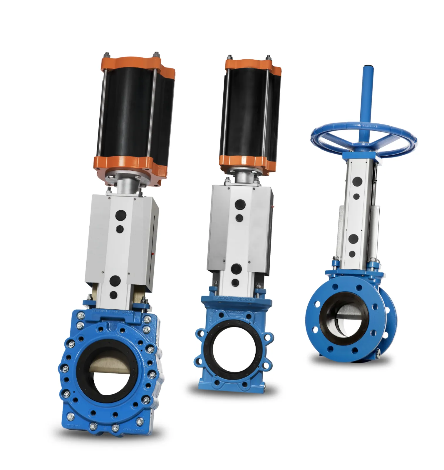 Las válvulas pasantes para lodos de Stafsjö, bidireccional.