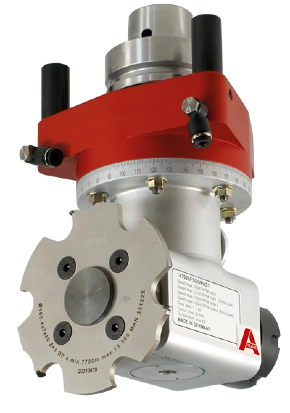 Aggregate with multiple outgoing and possibility to process Clamex P on 3 or 4 axis into the surface