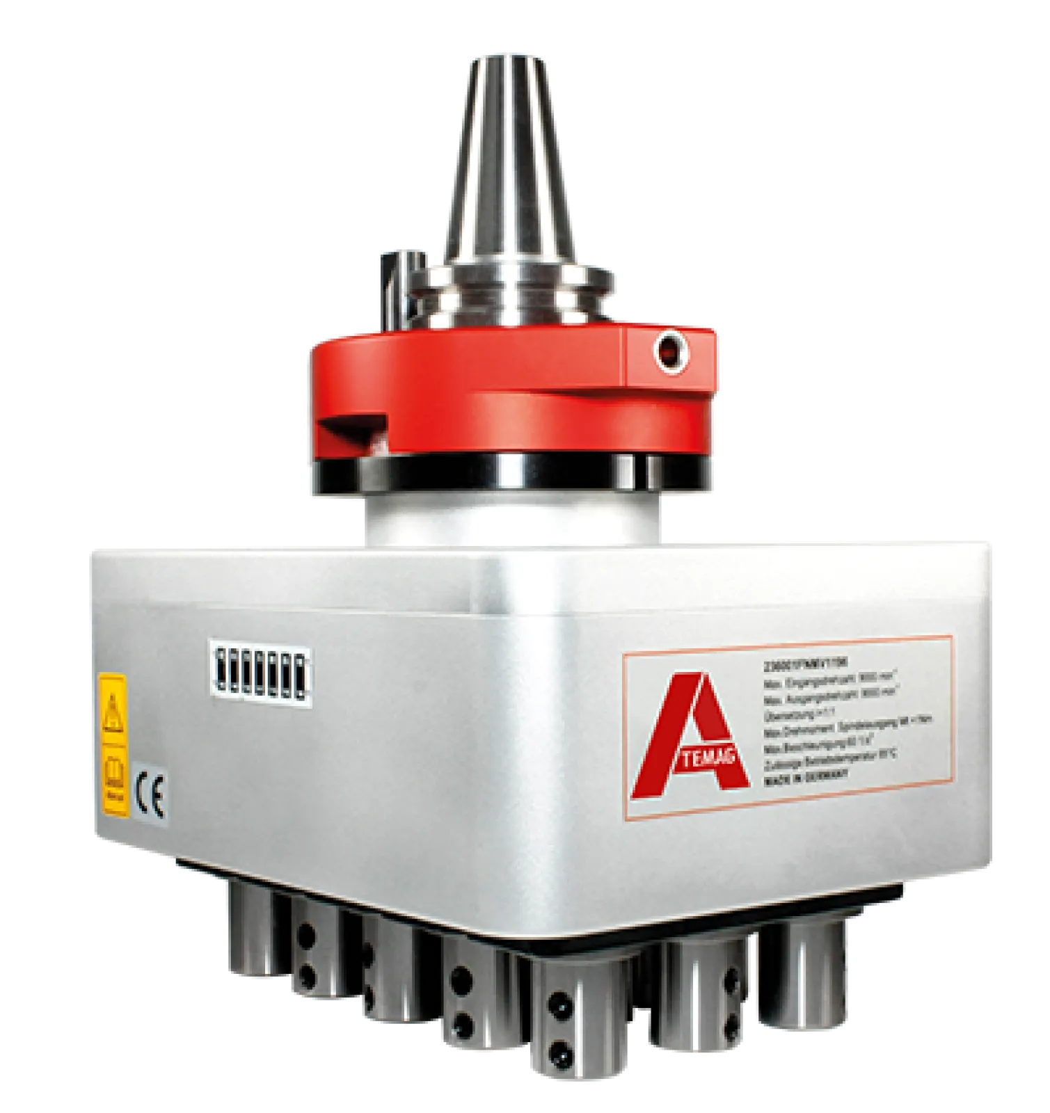 Verti Function Line Multispindle drilling head for economical drilling of numerous holes or complex hole patterns in just one machining stroke