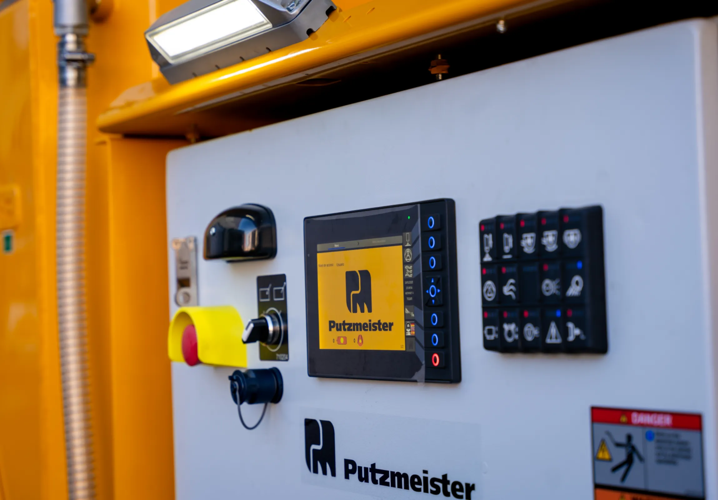 Putzmeister Wetkret 4 Control panel