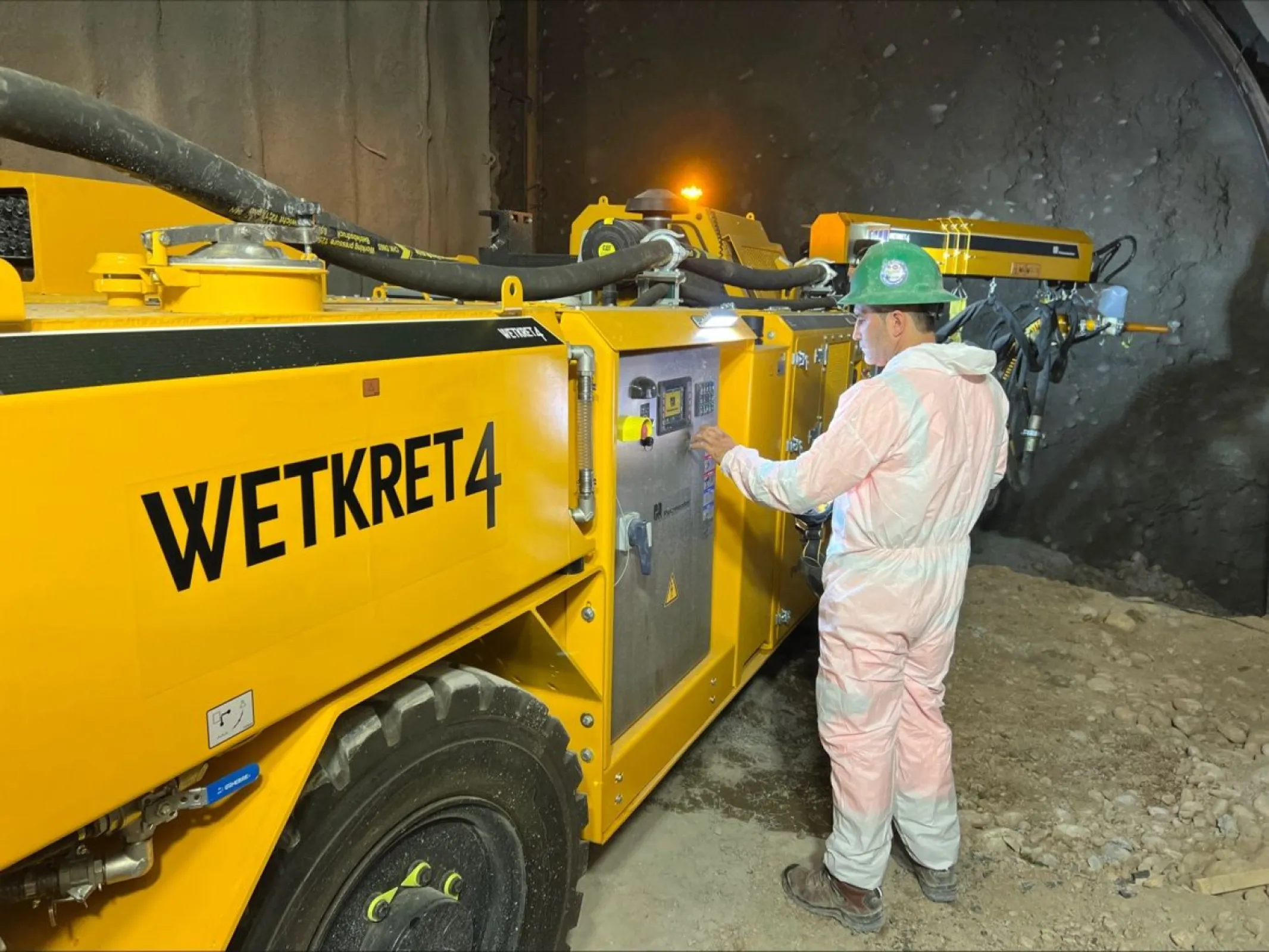 Putzmeister Wetkret 4 Jobsite