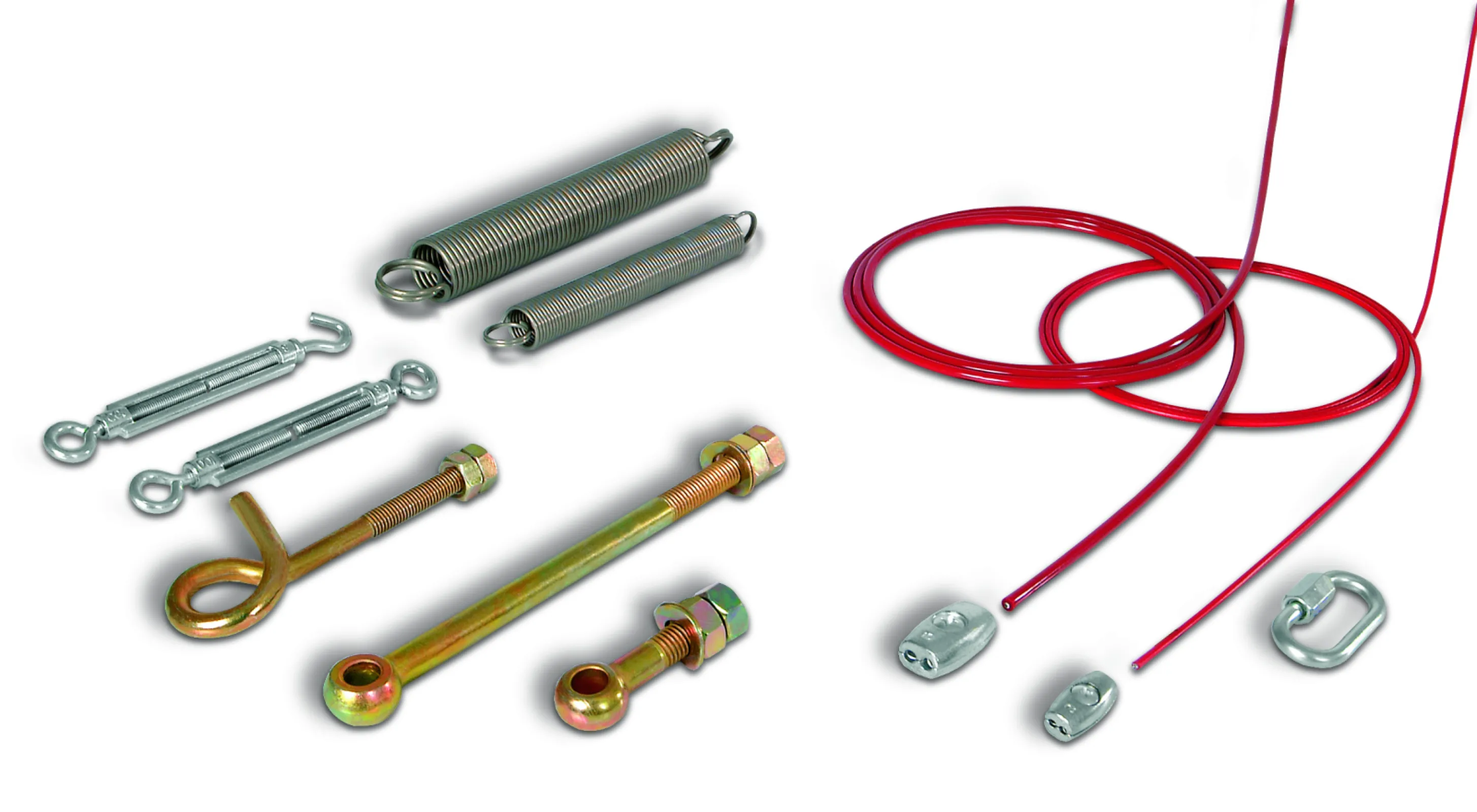 Componentes para instalación con cable de tracción