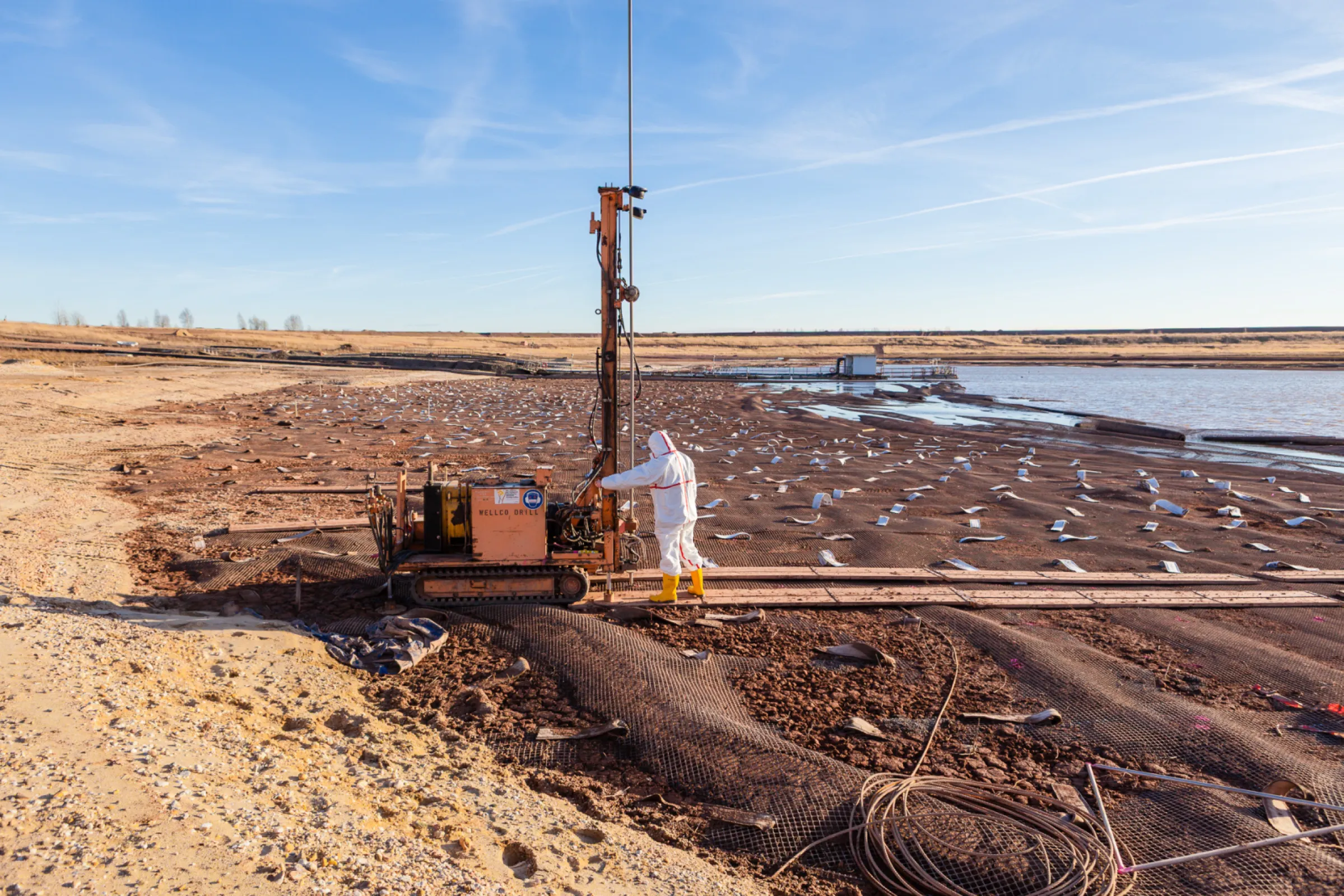 Remediation of tailings management facilities: tailings stabilization