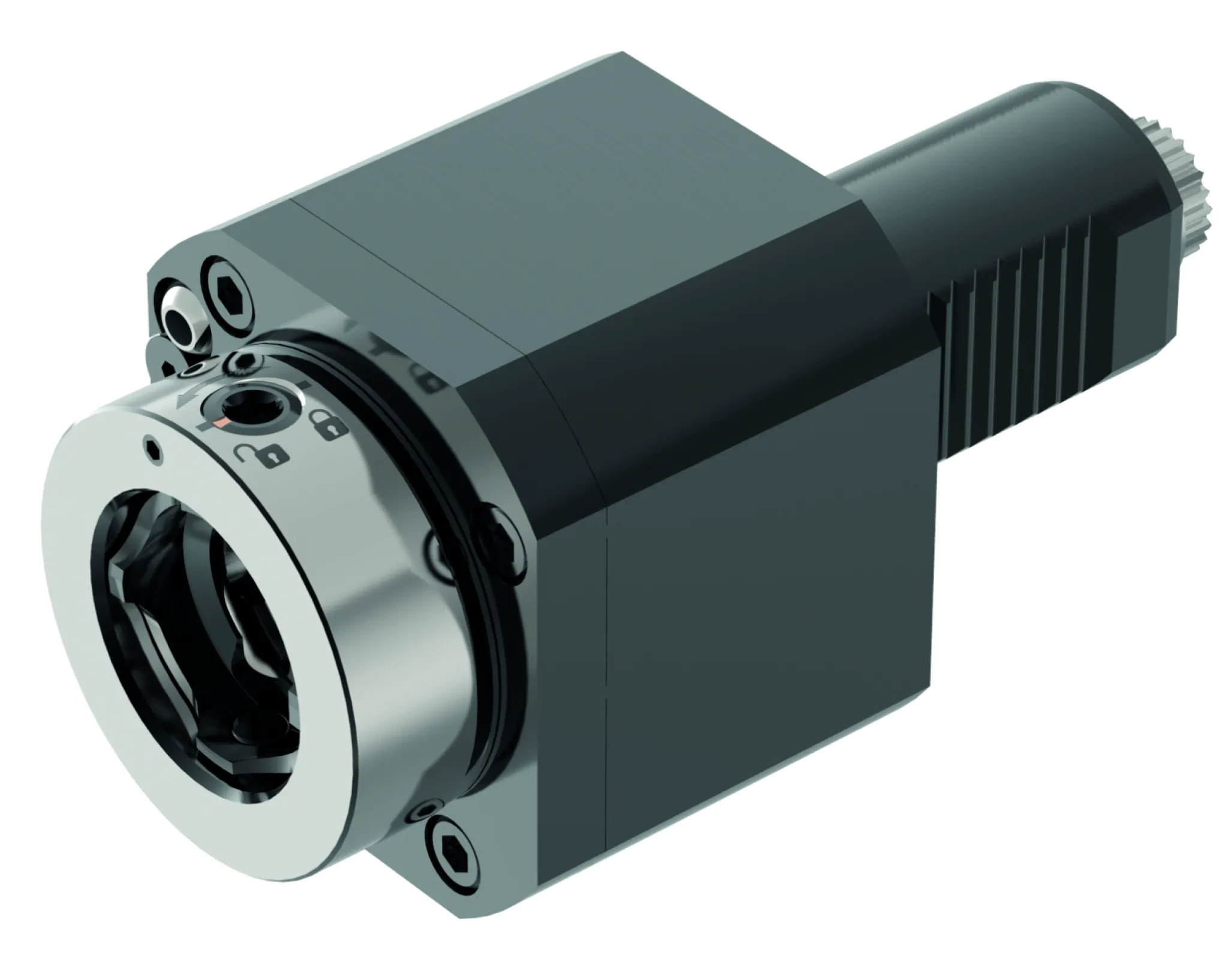 axial milling and drilling head