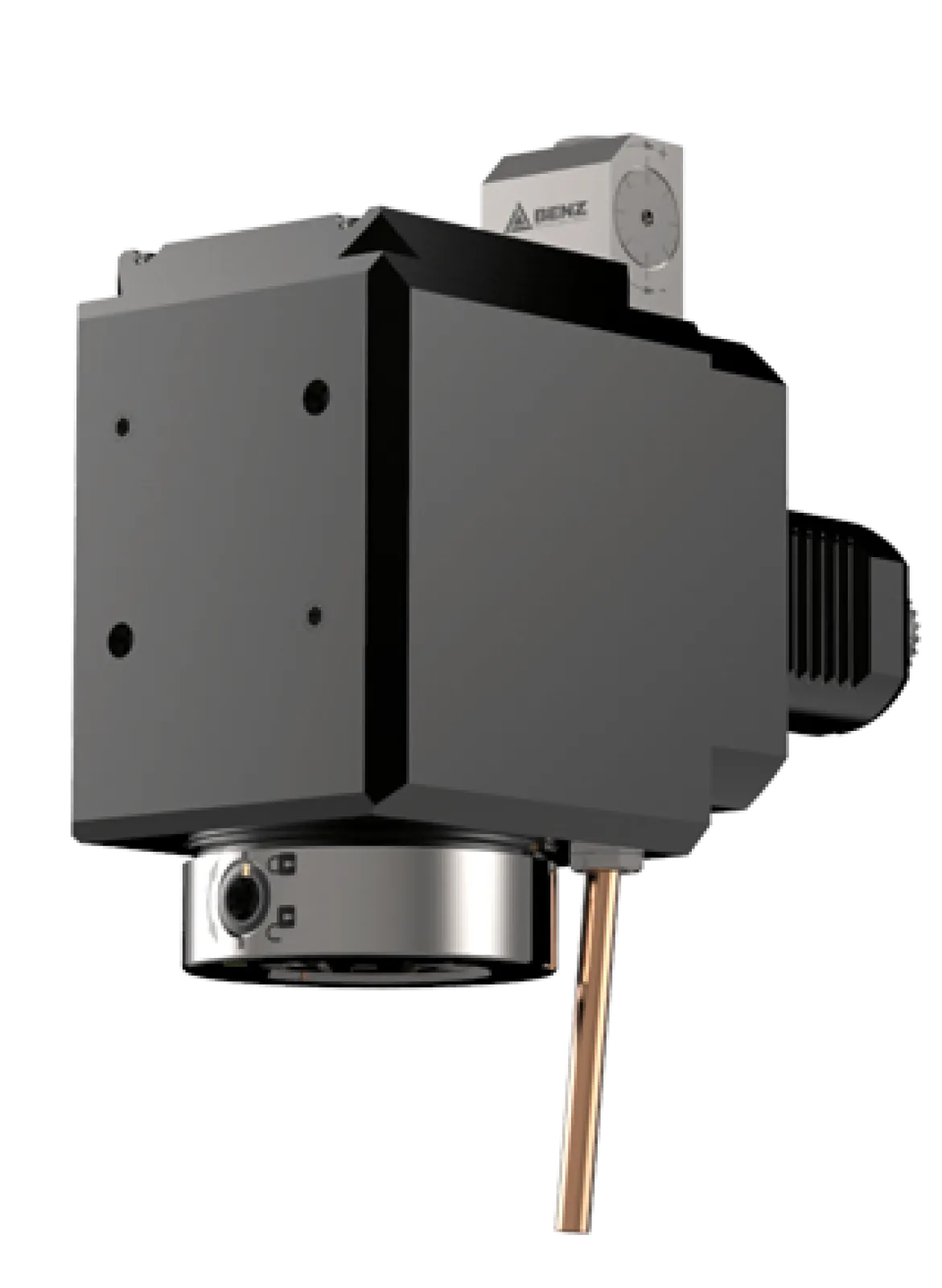 Radial milling and drilling head