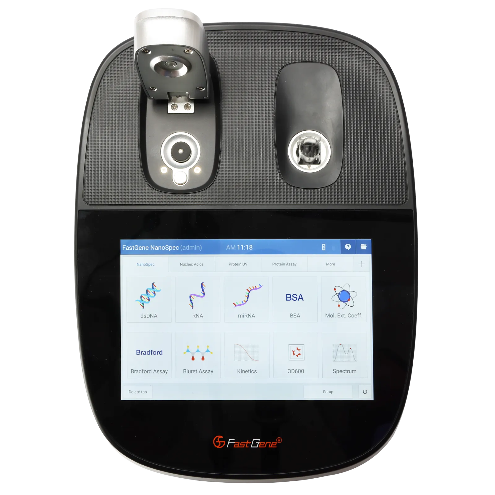 FastGene NanoSpec Photometer | All-round microvolume spectrophotometer - top view