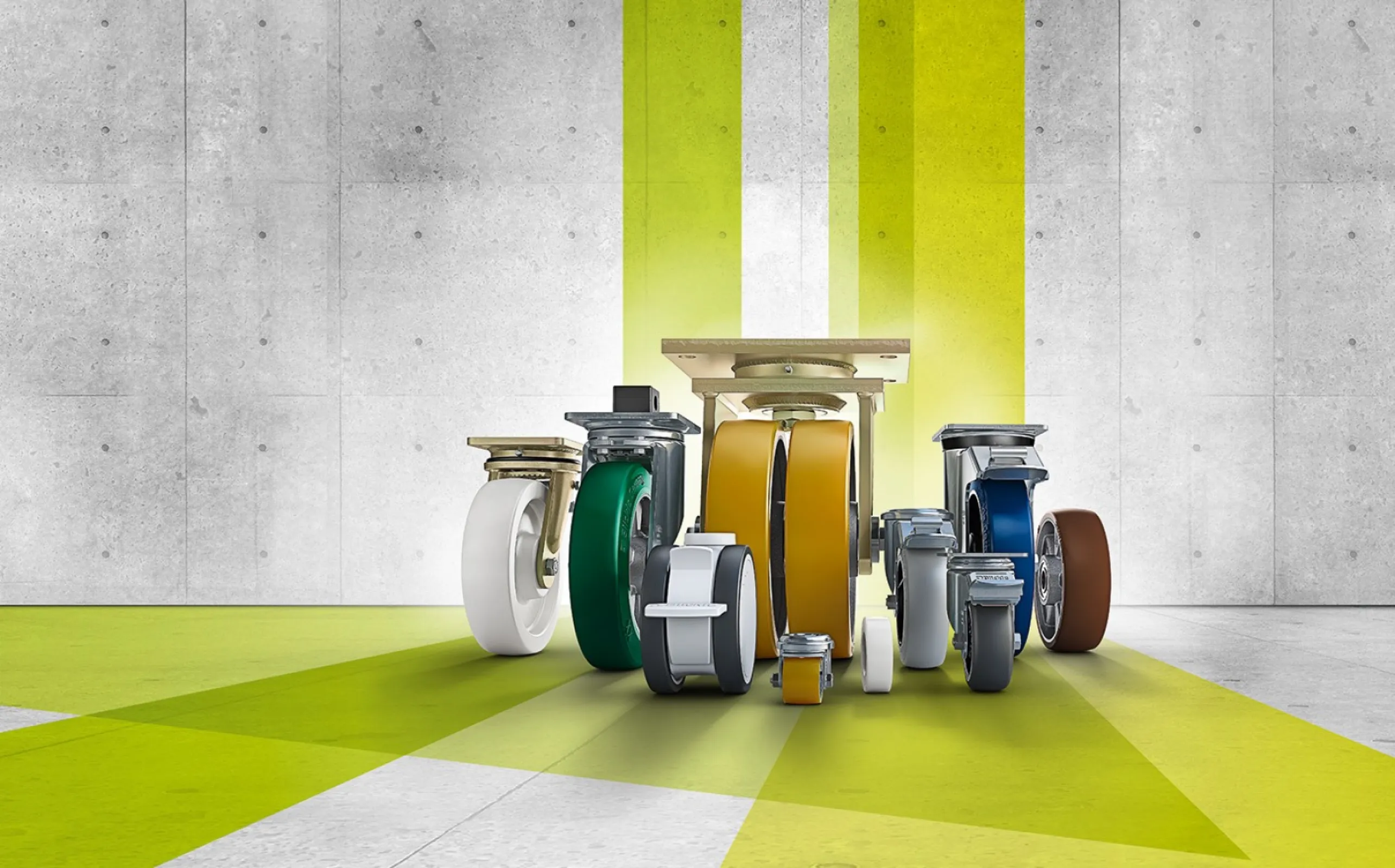Wheel and castor series 30,000 products in the Blickle standard range (https://www.blickle.com/wheels-castors/standard-range)