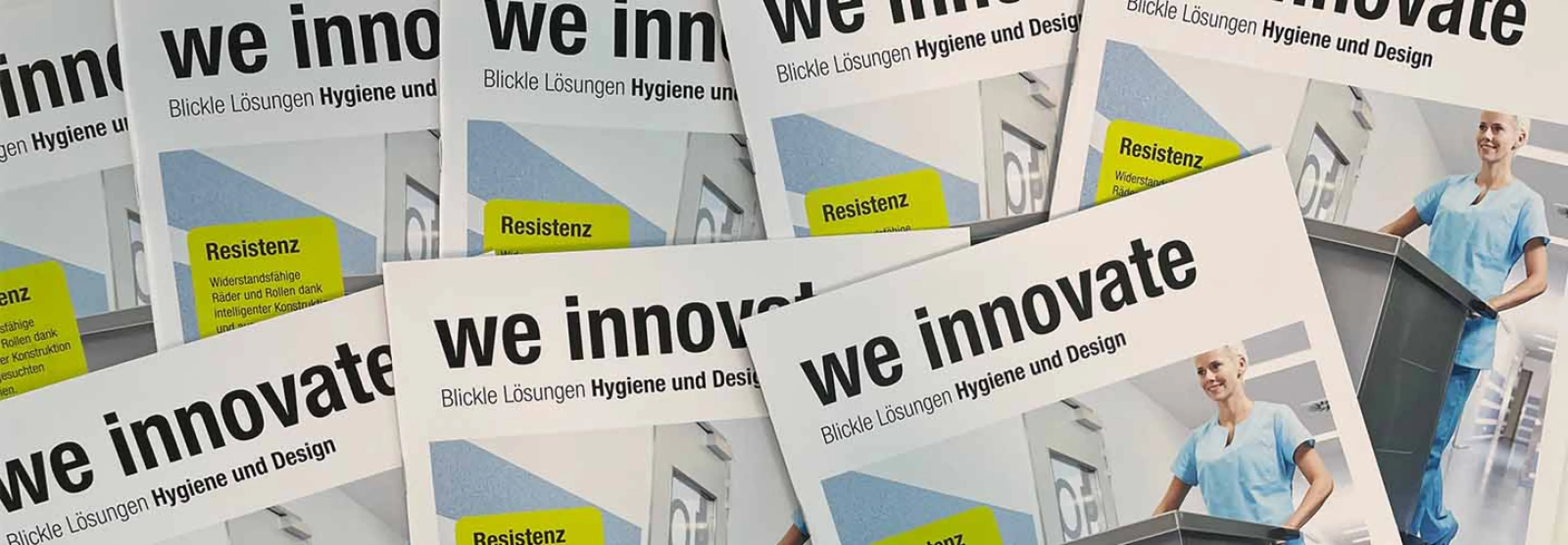 New industry brochure from Blickle Blickle solutions in hygiene and design (https://www.blickle.com/services/media-library/brochures)