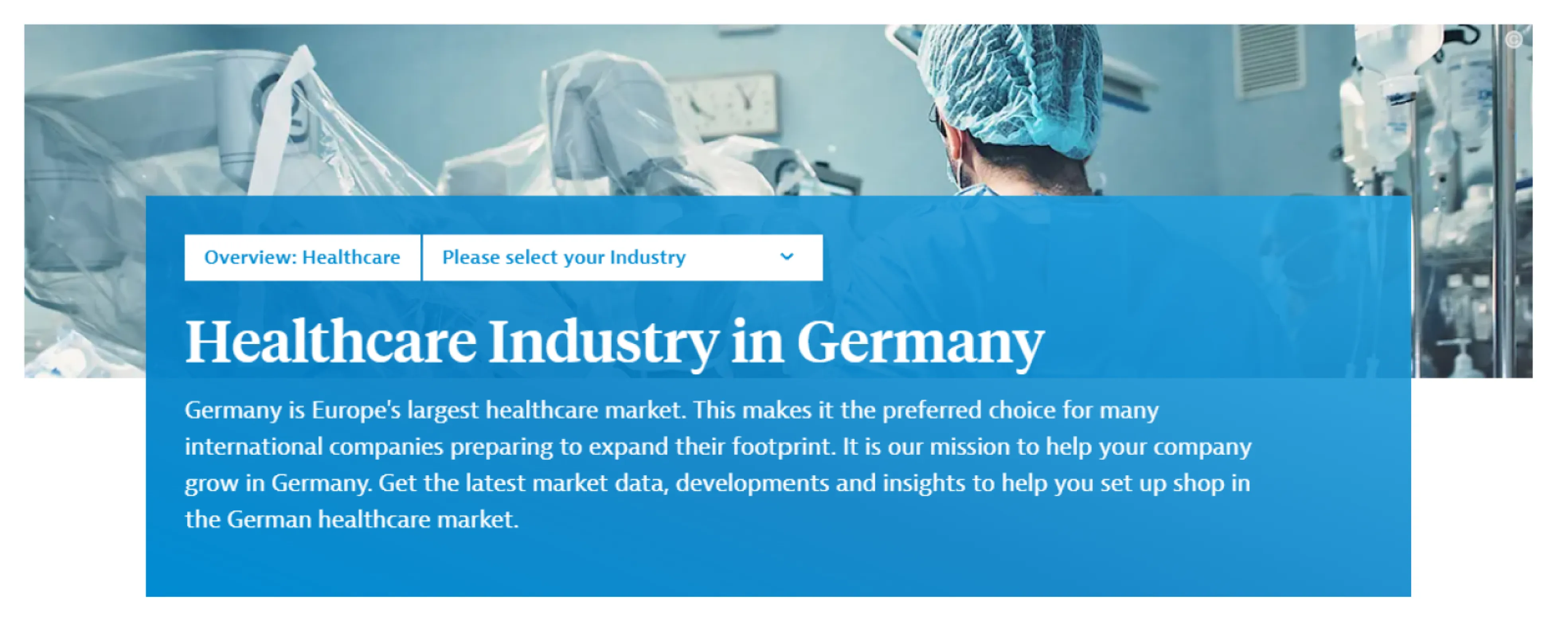 Overview: Healthcare Industry in Germany