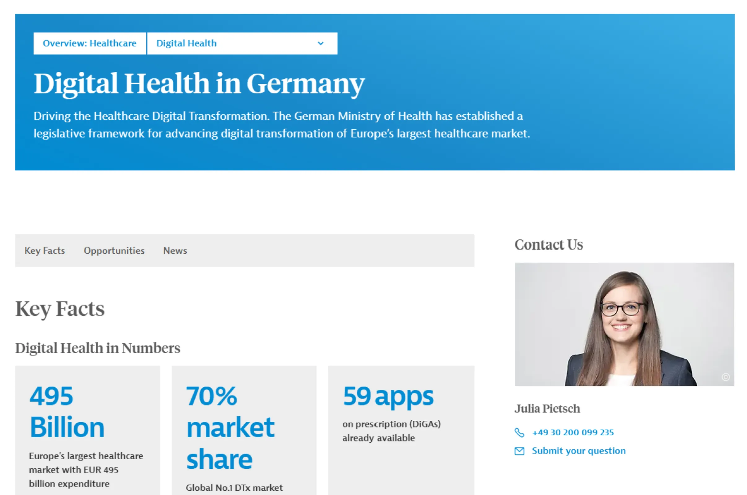 Digital Health in Germany: GTAI expert