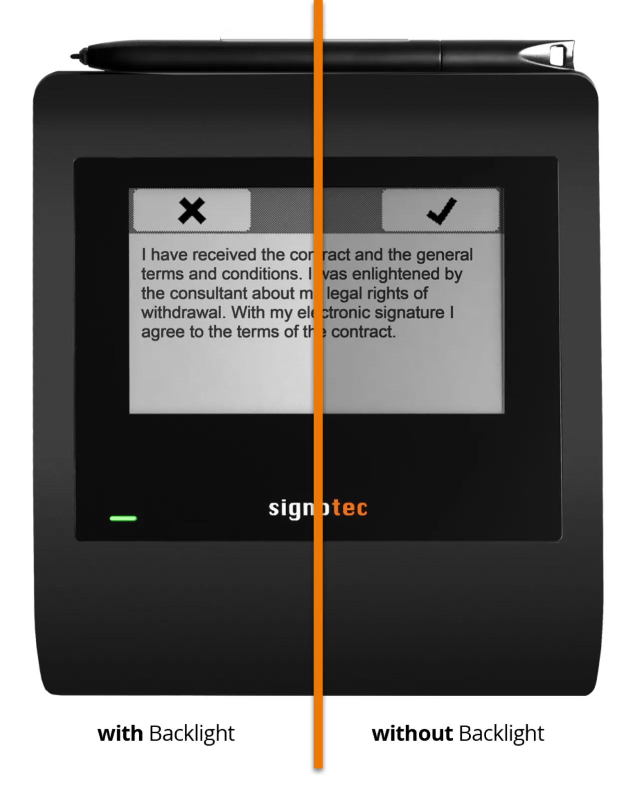 signotec Zeta Split View