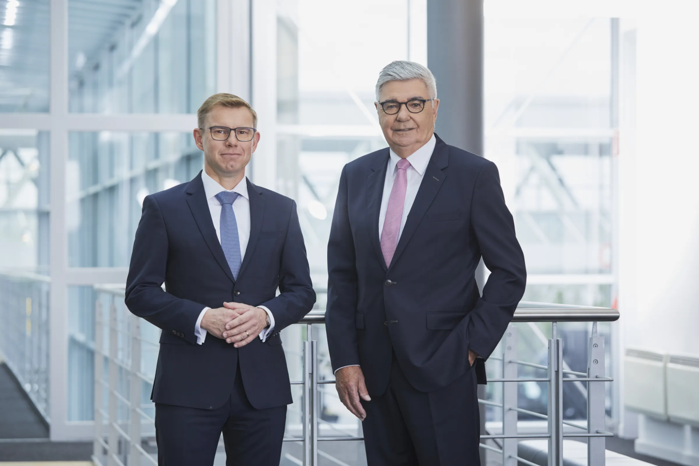 AUCOTEC Board Horst Beran (right) and Uwe Vogt (left)