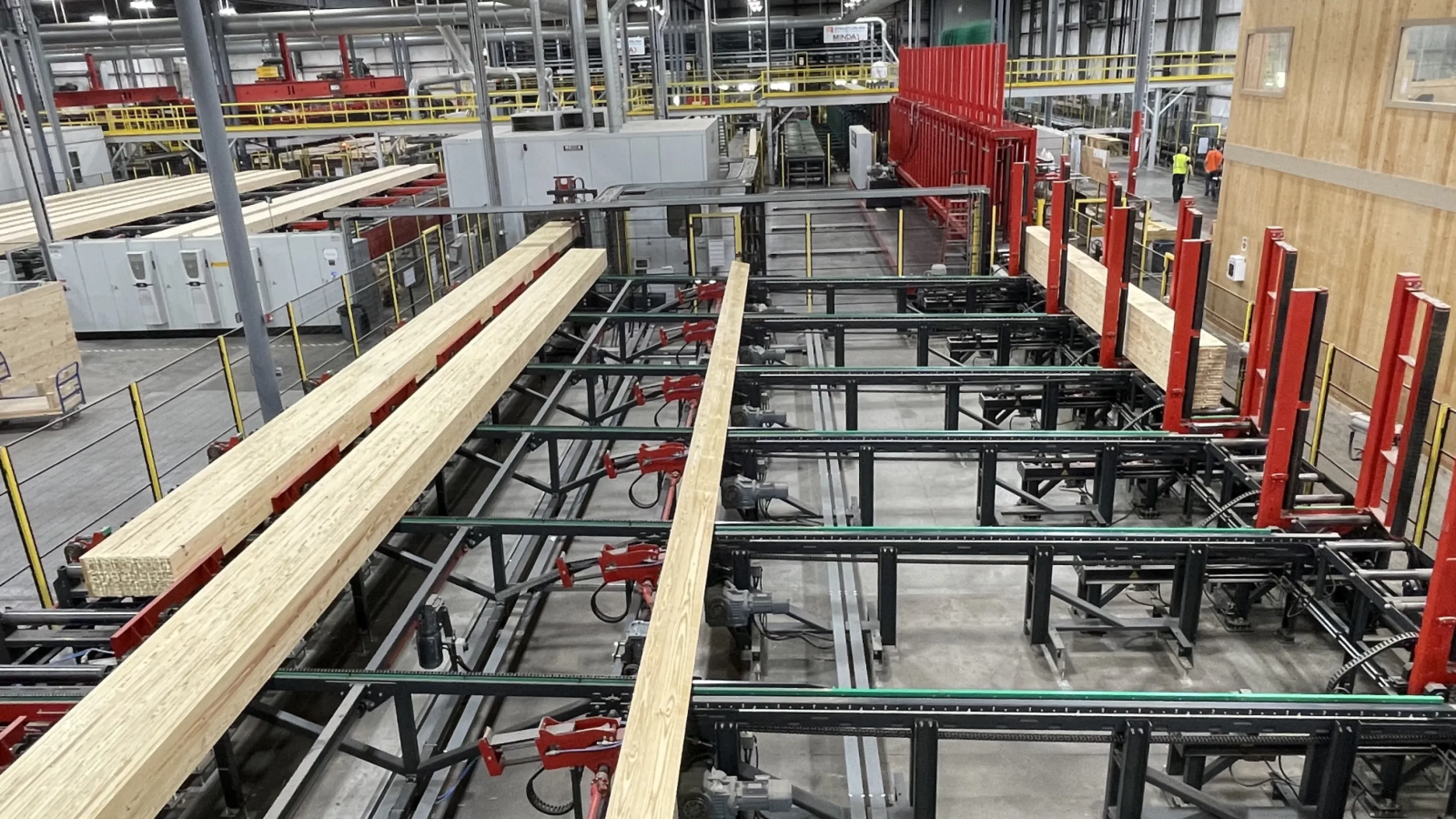 GLT press outfeed and separation