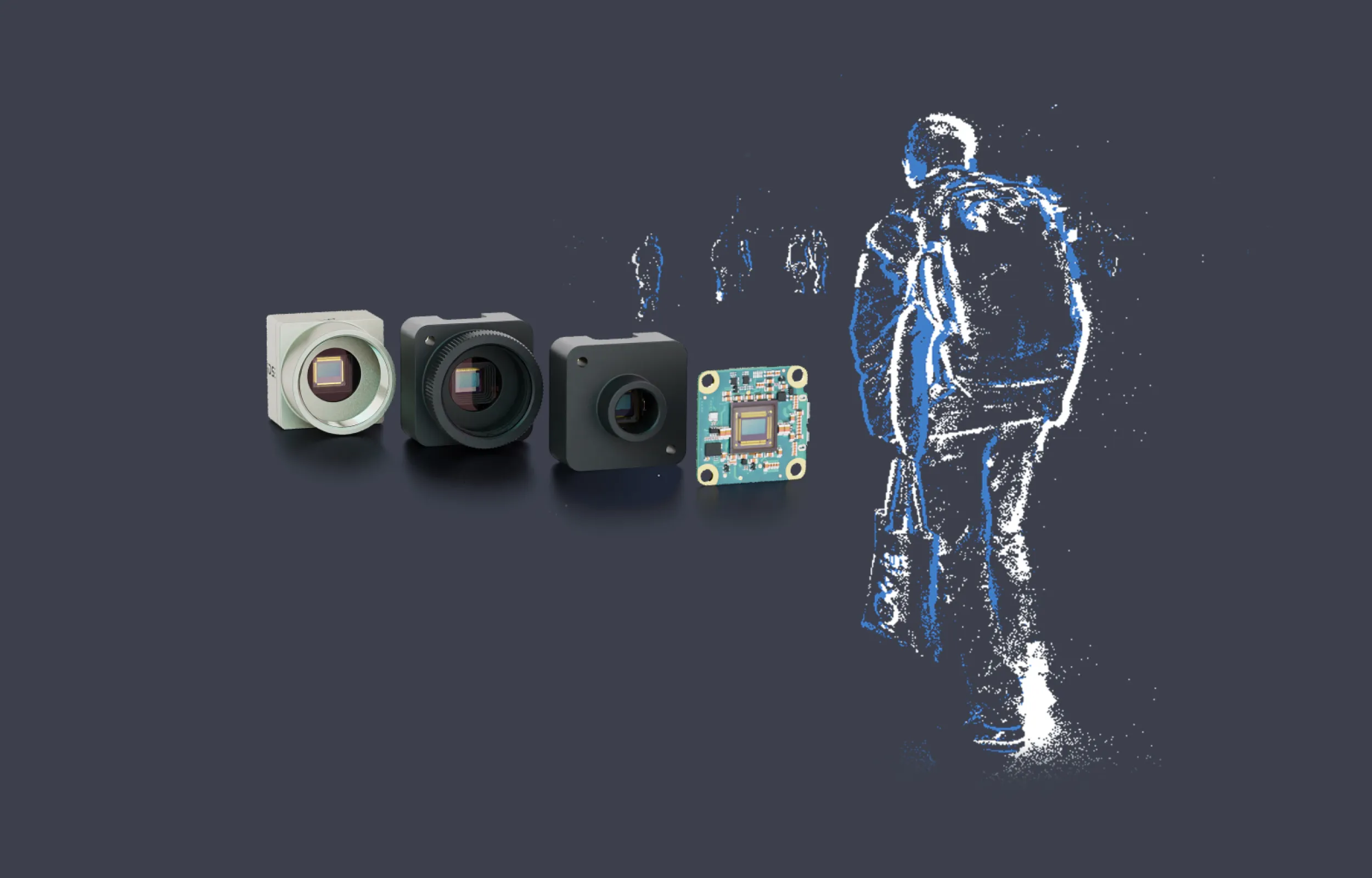 uEye EVS Event-based cameras are designed to detect only dynamic changes at the pixel level.