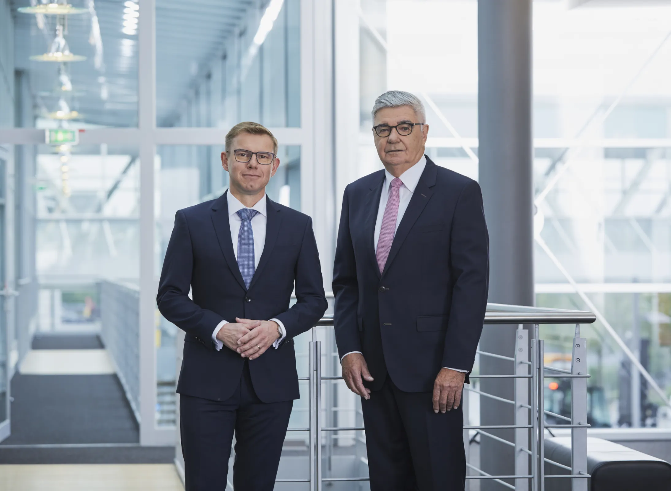 AUCOTEC Board Horst Beran (right) and Uwe Vogt (left)