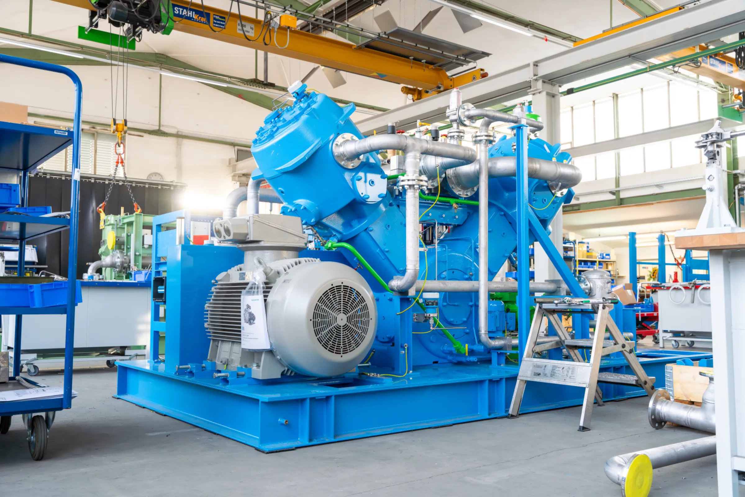 Oil-Free High-Pressure Compressor for CO₂ Recovery and Reuse