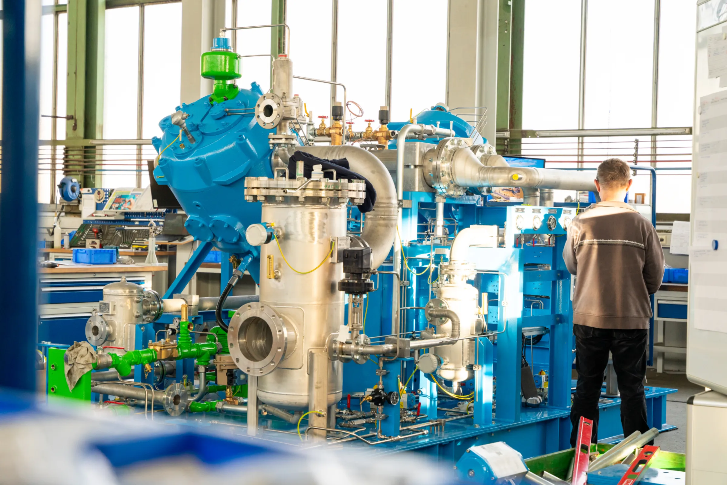 Efficient Compression System for Industrial Gas Handling