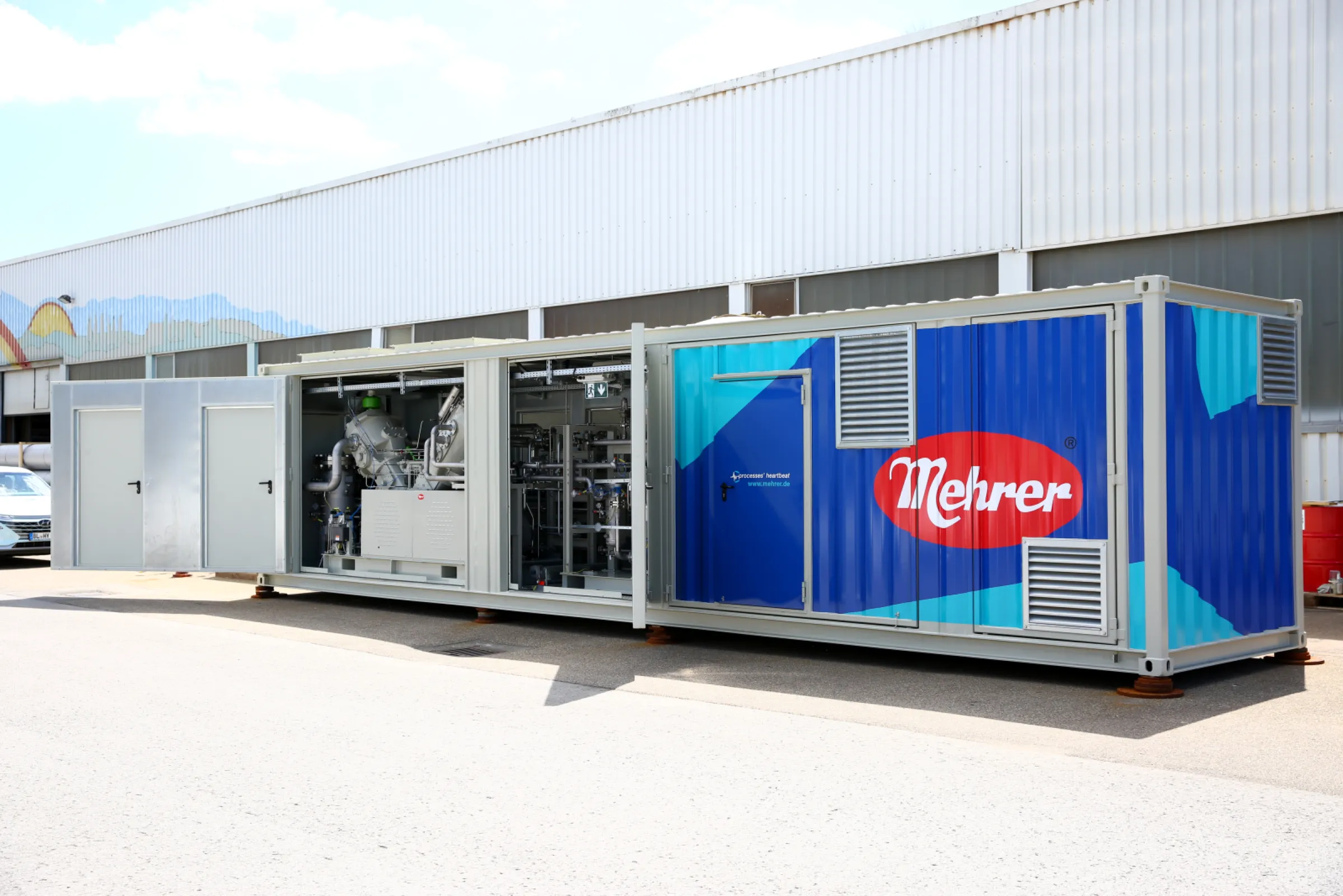 Mobile Compression System for Flexible Energy Infrastructure